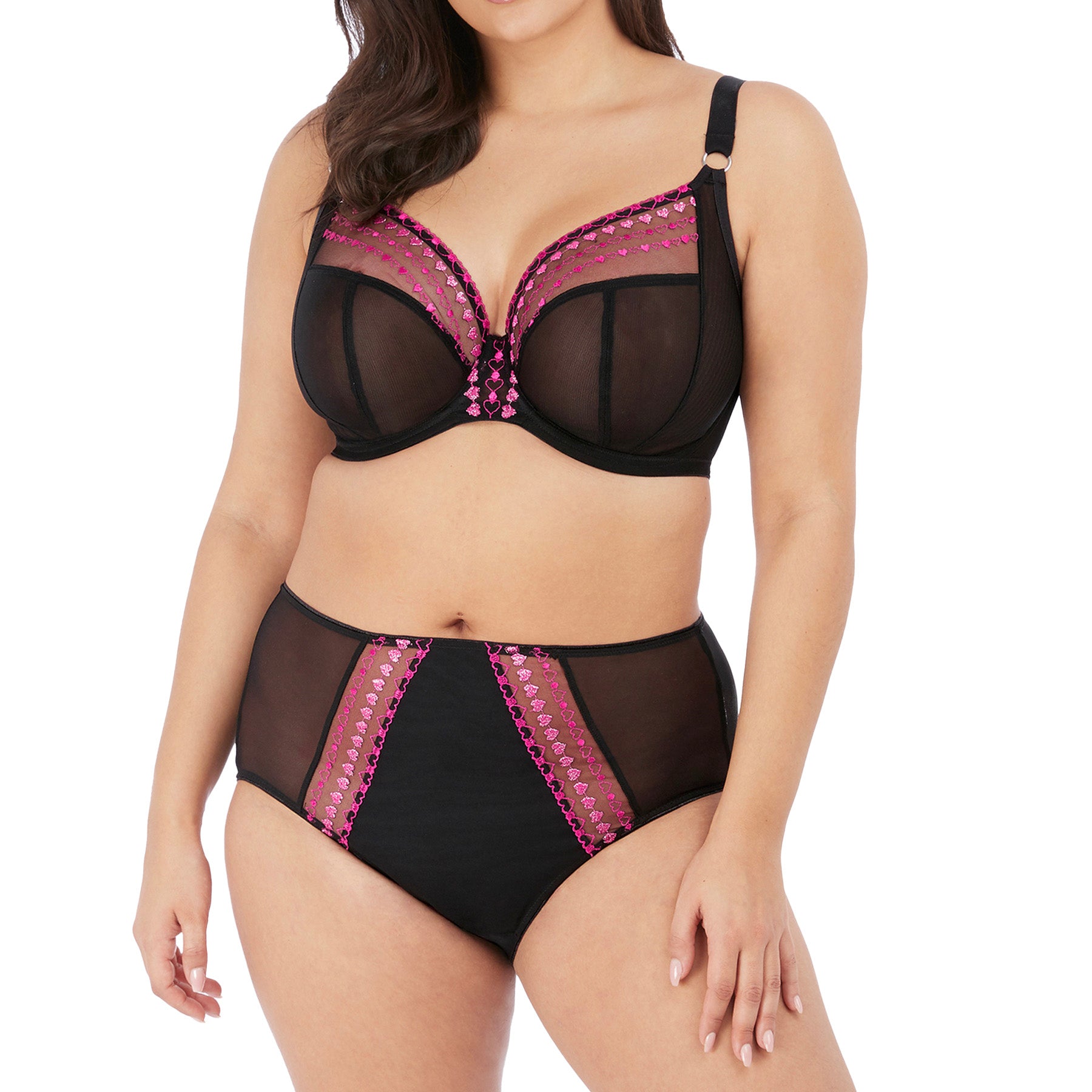 Elomi Matilda Full Brief EL8906 Disco Kiss Set