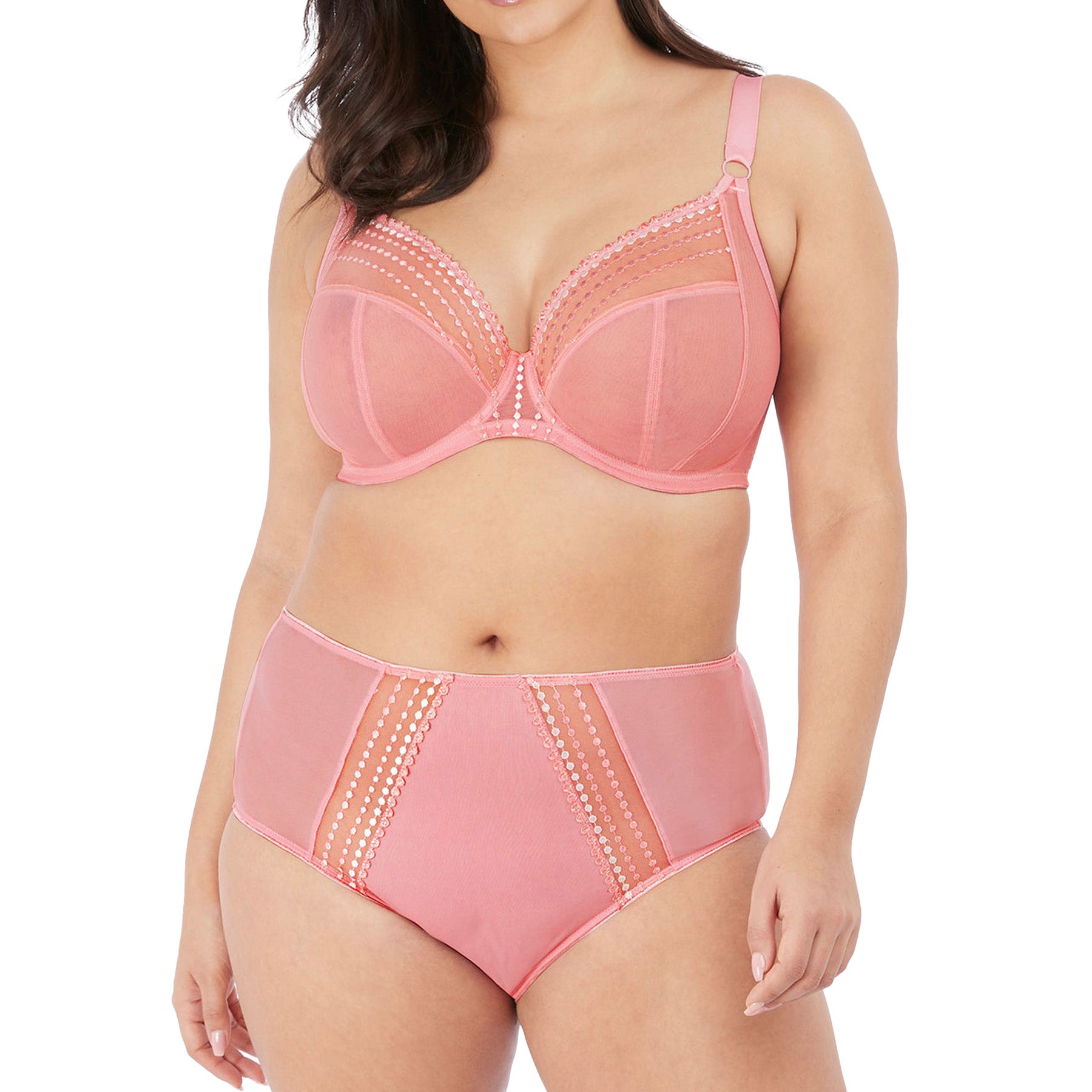 Elomi Matilda Full Brief EL8906 Rose Set