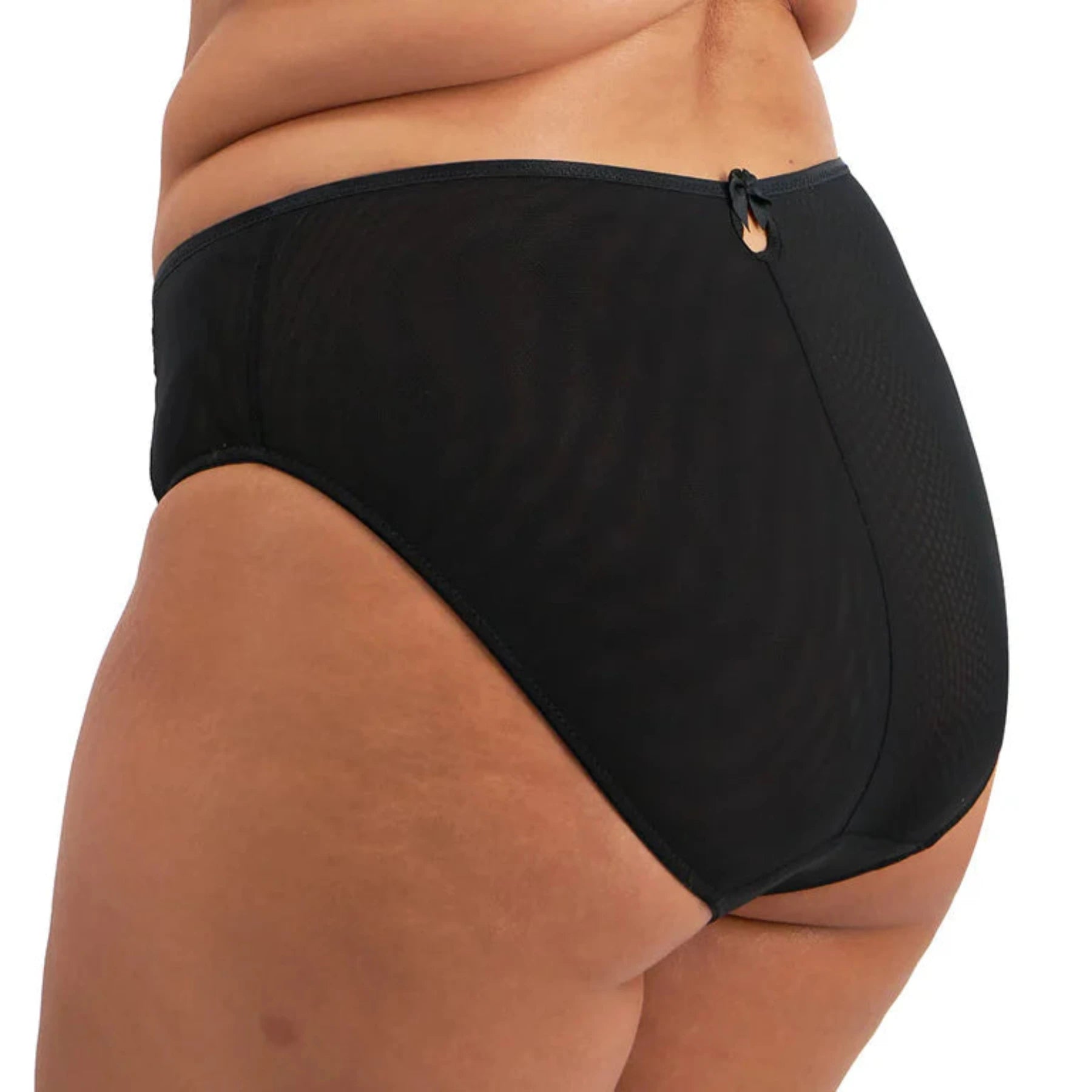 Teagan High Leg Brief EL302653 - Black/Almond