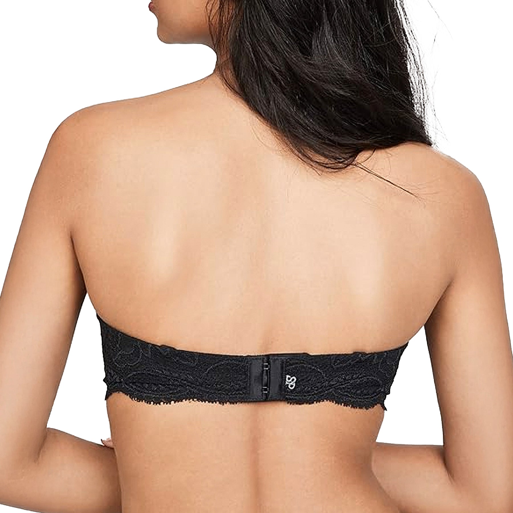 Simone Perele Eden Strapless Plunge Bra 12E302 Black Back