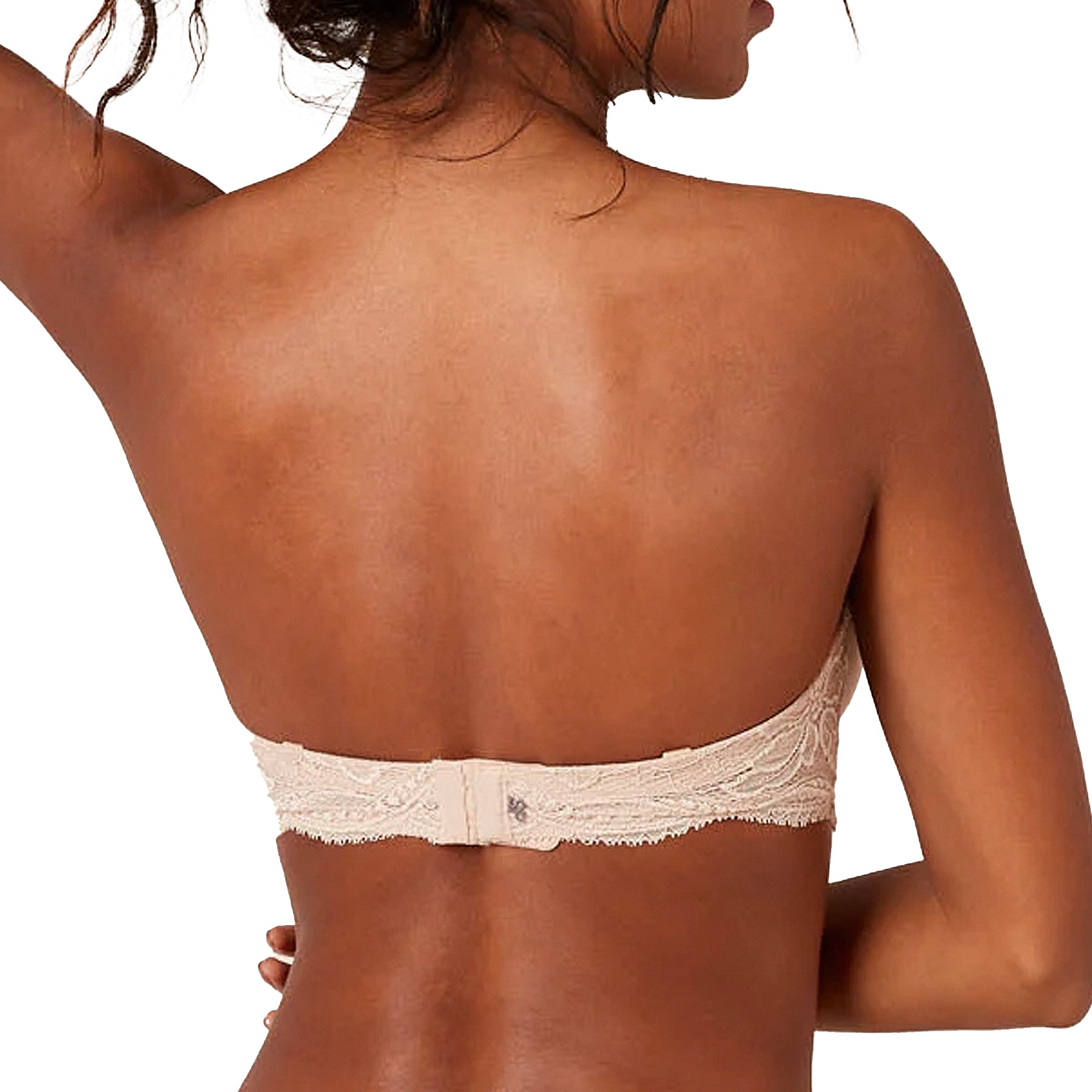 Simone Perele Eden Strapless Plunge Bra 12E302 Ivory Back