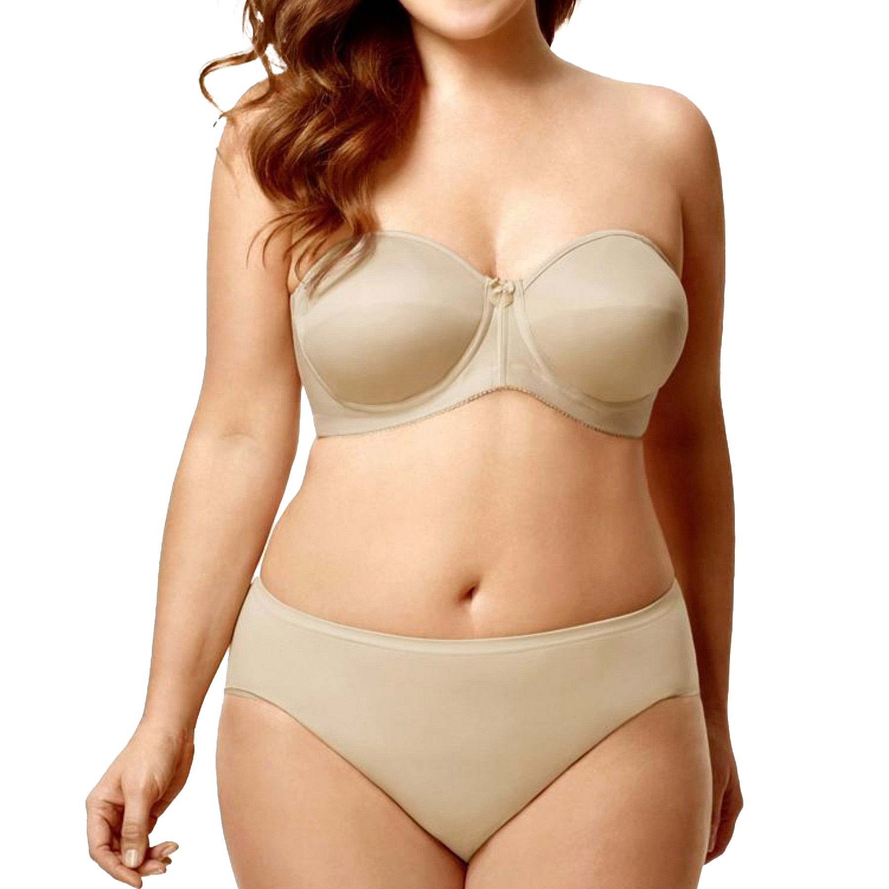 Elila Spacer Molded Strapless Bra 4820 Nude Set