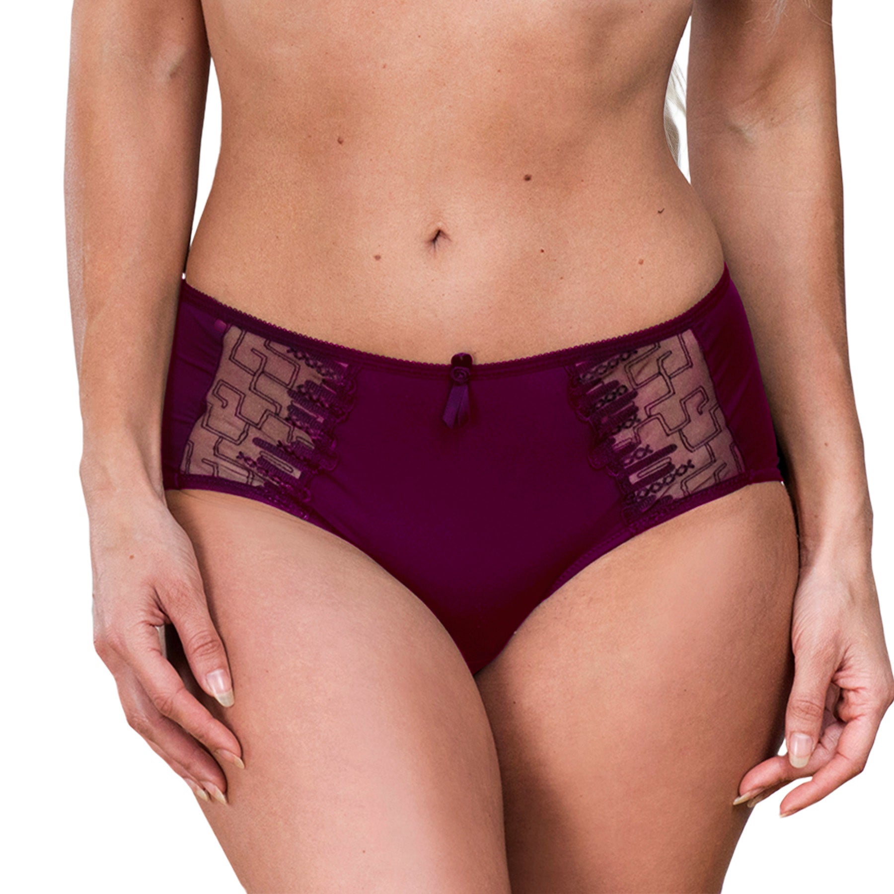 Fit Fully Yours Elise Boyshort U1814 Plum