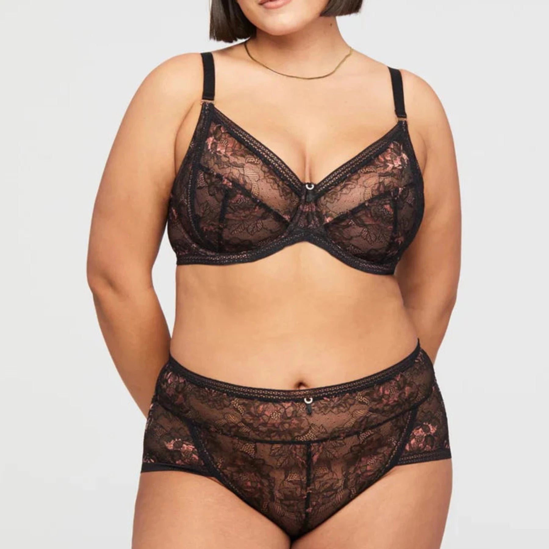 Enchanted Muse Bra 9491 - Black/Pecan