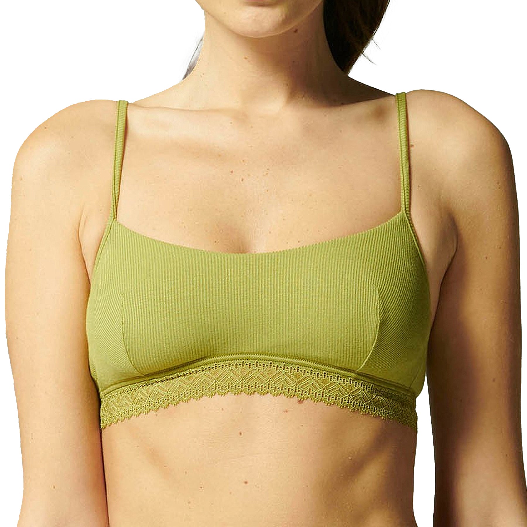 Simone Perele Eugenie Wireless Bra 15Z210 Mangrove Green Front