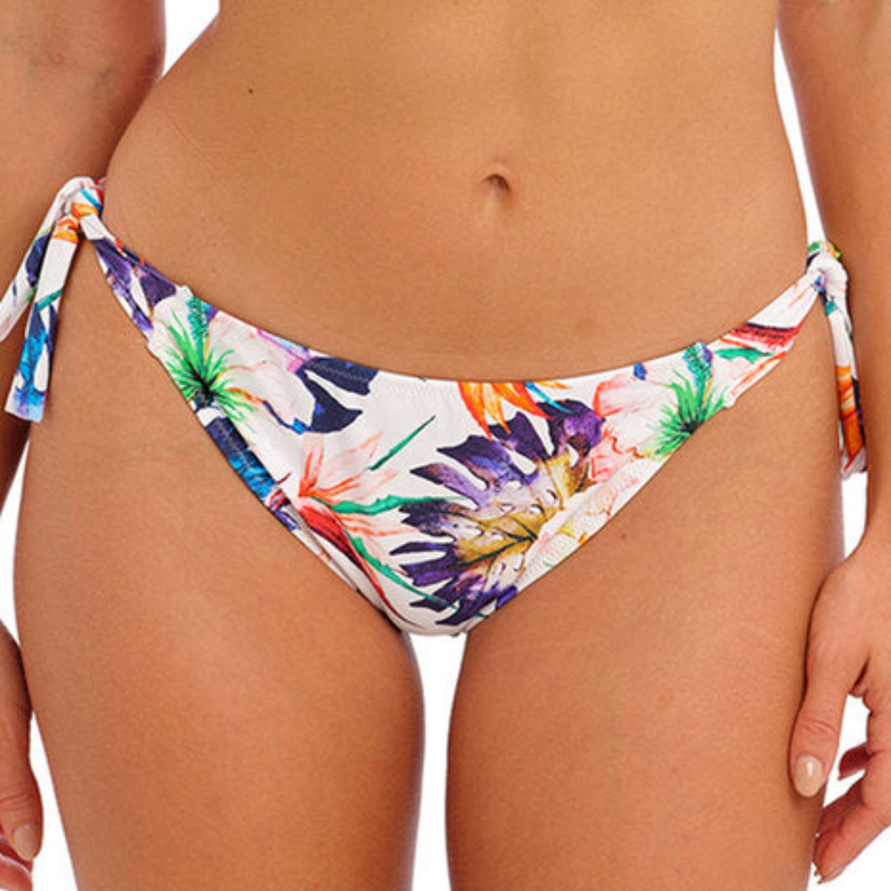 Paradiso Tie Side Bikini Brief FS501875 - White/Multi