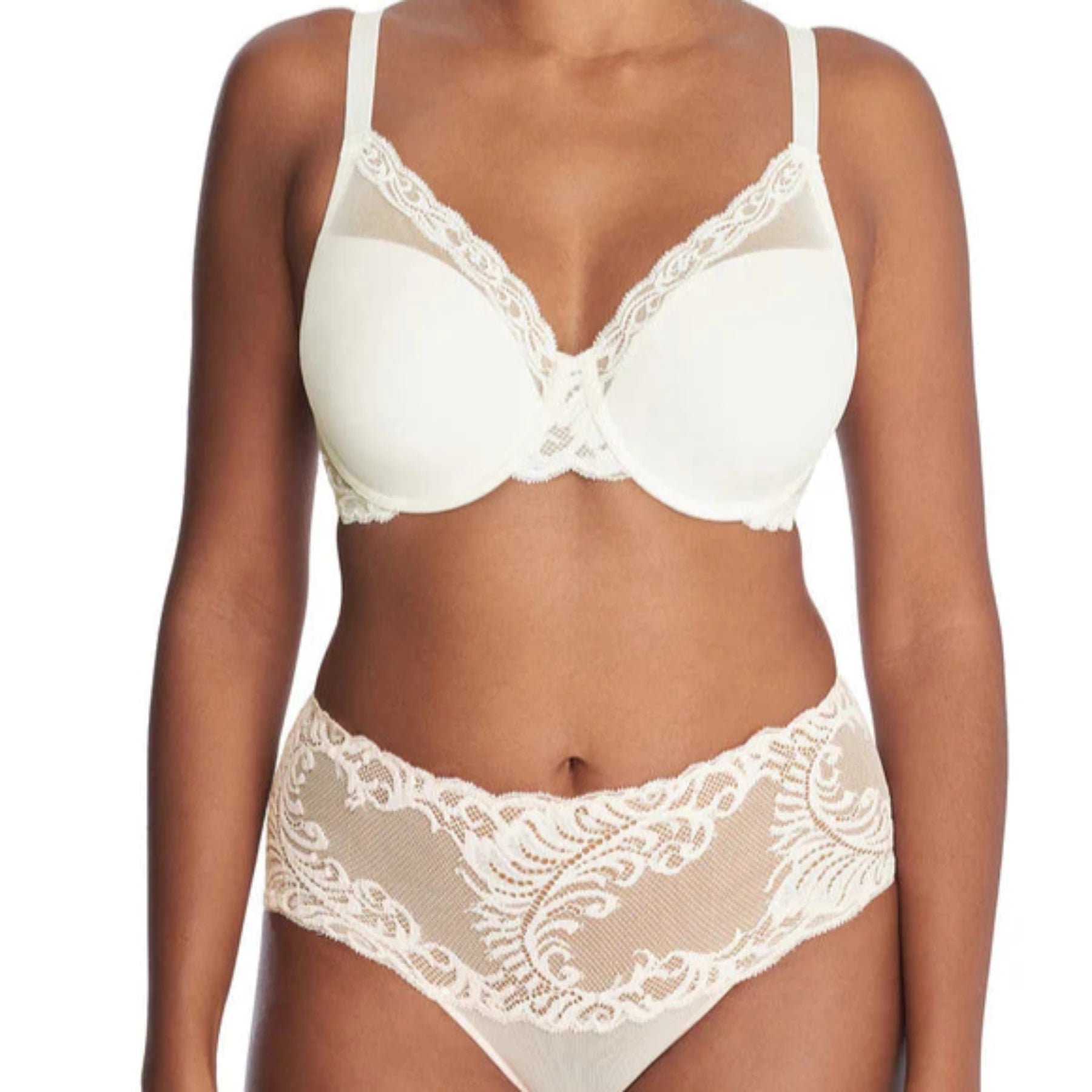 Natori Feathers Full Figure Contour Underwire Bra 741299 - Ivory