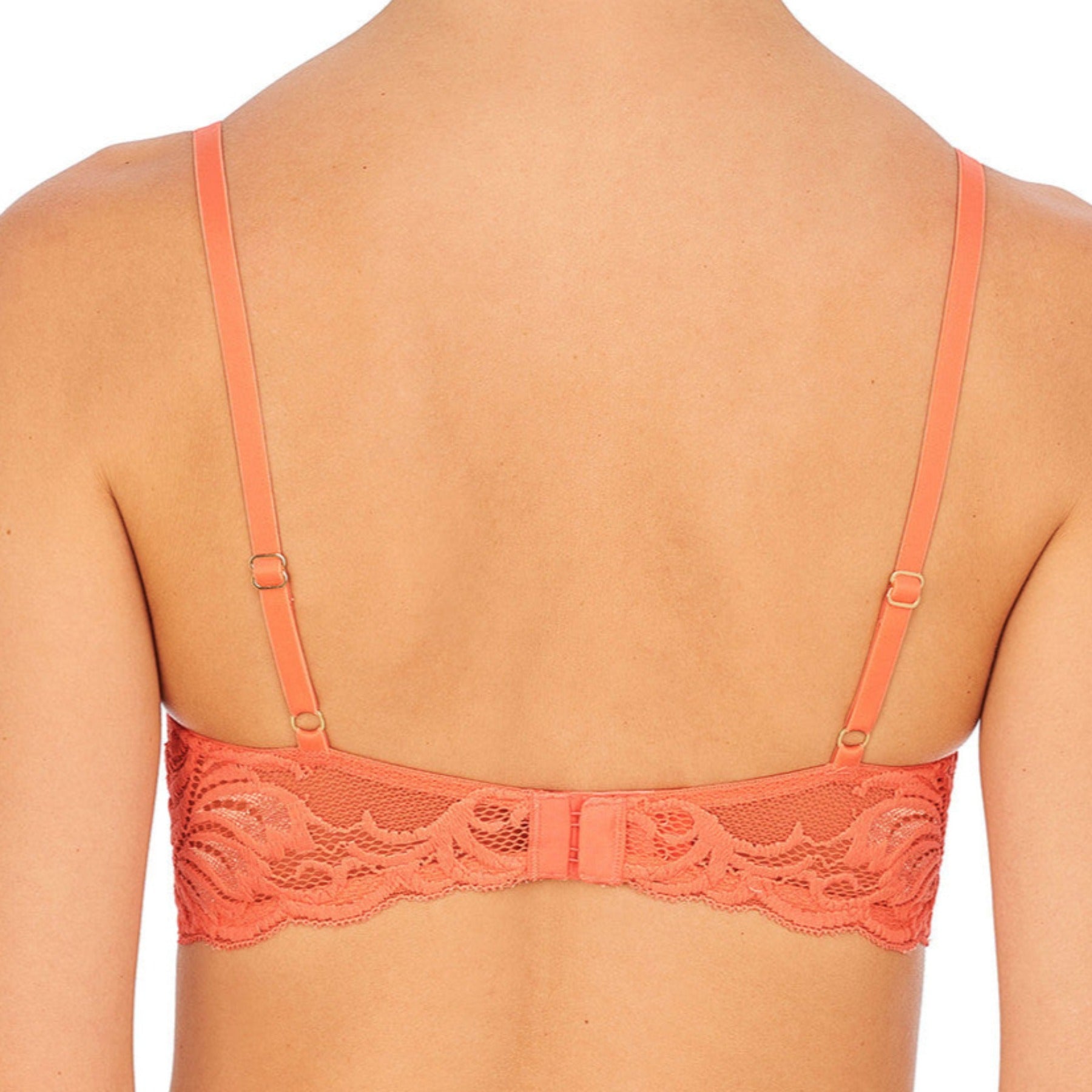 Feathers Contour Plunge Bra 730023 - Cantaloupe