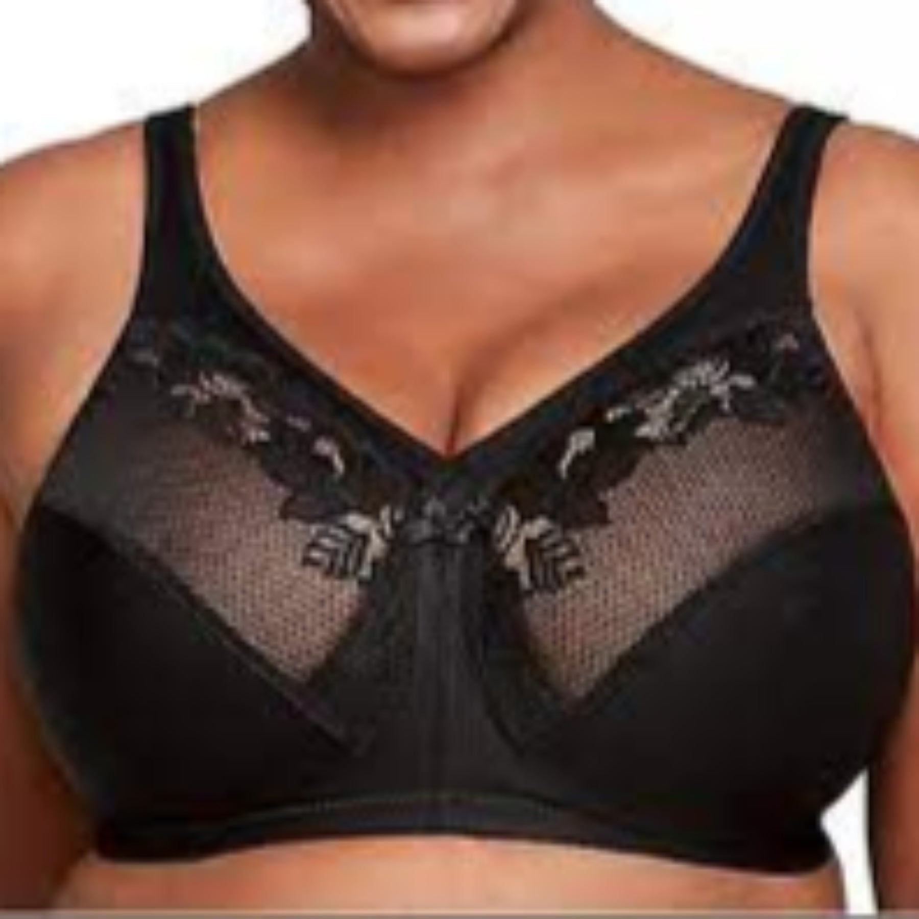 Glamorise MagicLift Minimizer Bra 1003 - Black