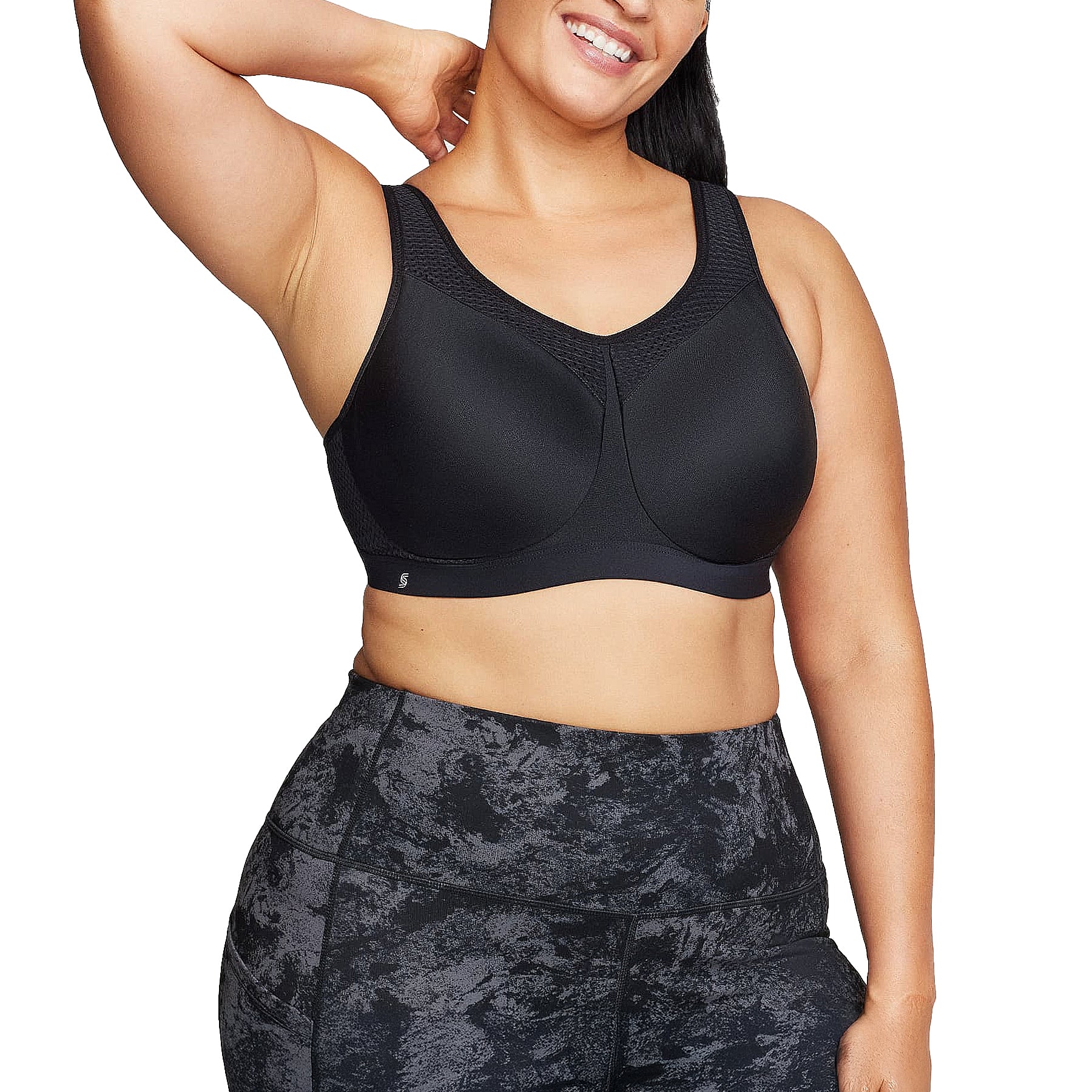 Glamorise High Impact Underwire Sports Bra 9066 Black Set