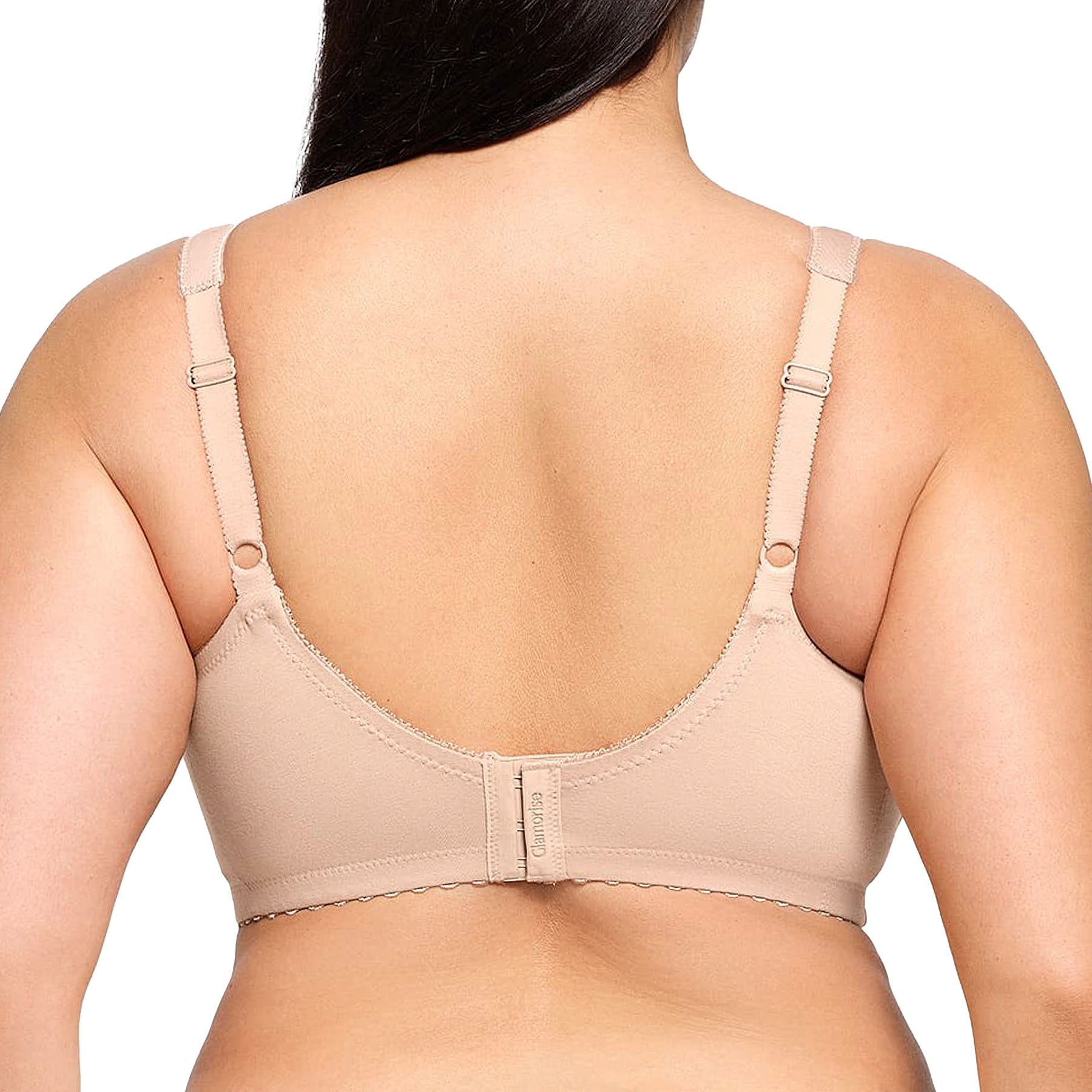 Glamorise MagicLift Cotton Support Bra 1001 Cafe Back