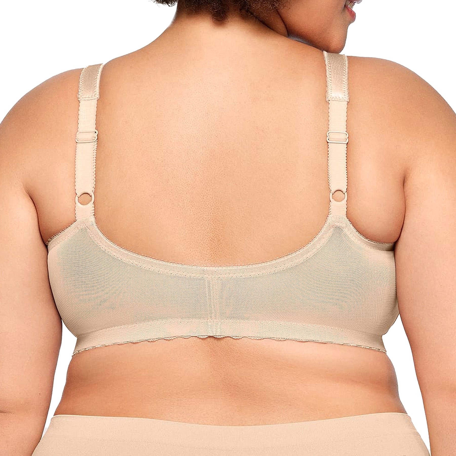 Glamorise MagicLift Front-Closure Support Bra 1200 Blush Back