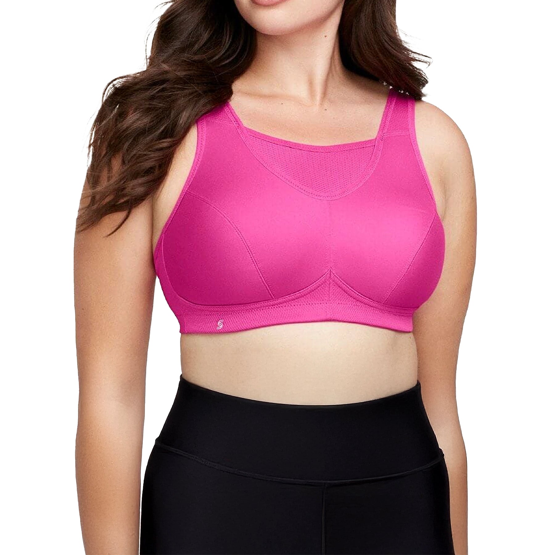 Glamorise No‑Bounce Cami Sports Bra 1066 Rose Pink Set