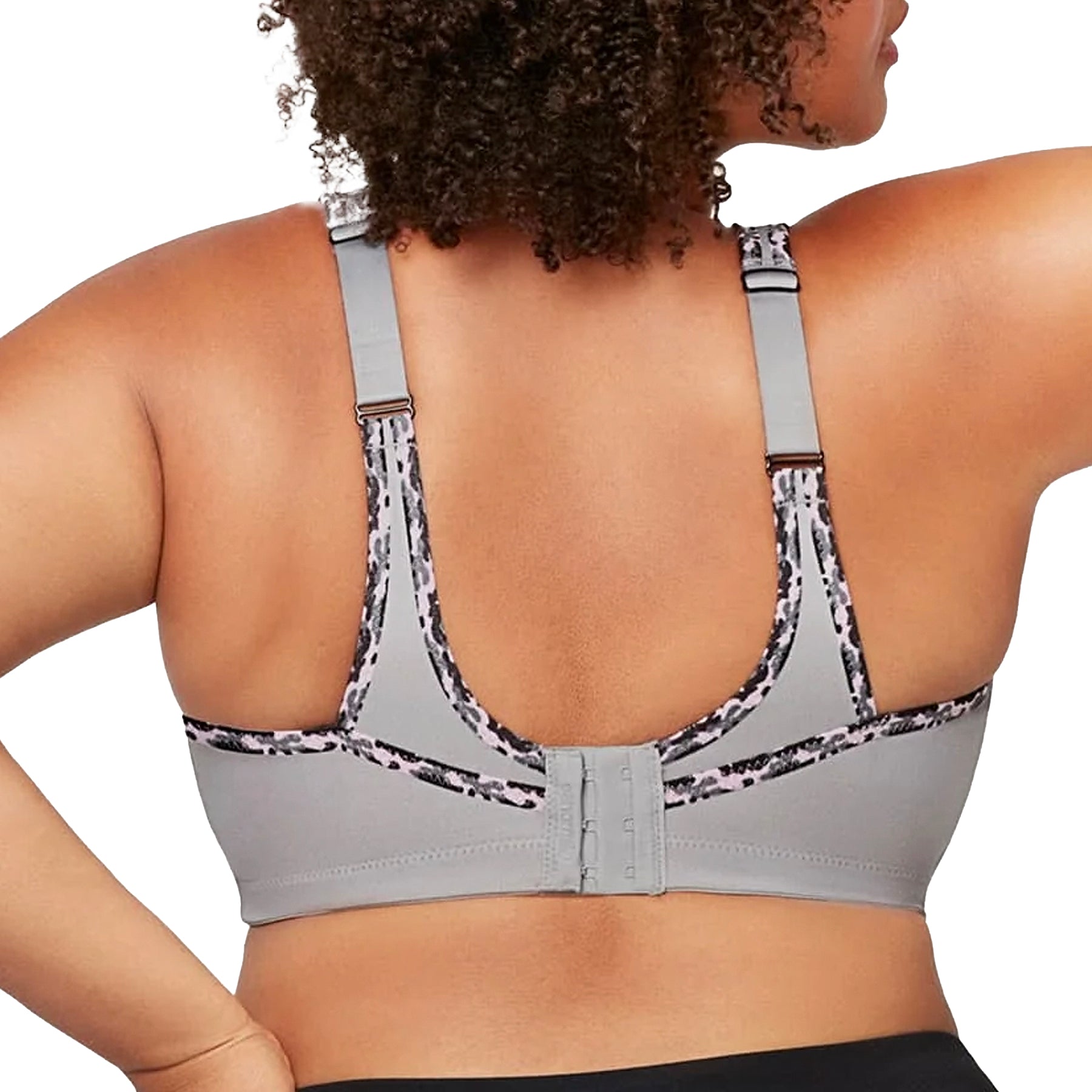 Glamorise No-Bounce Cami Sports Bra 1066 Silver Back