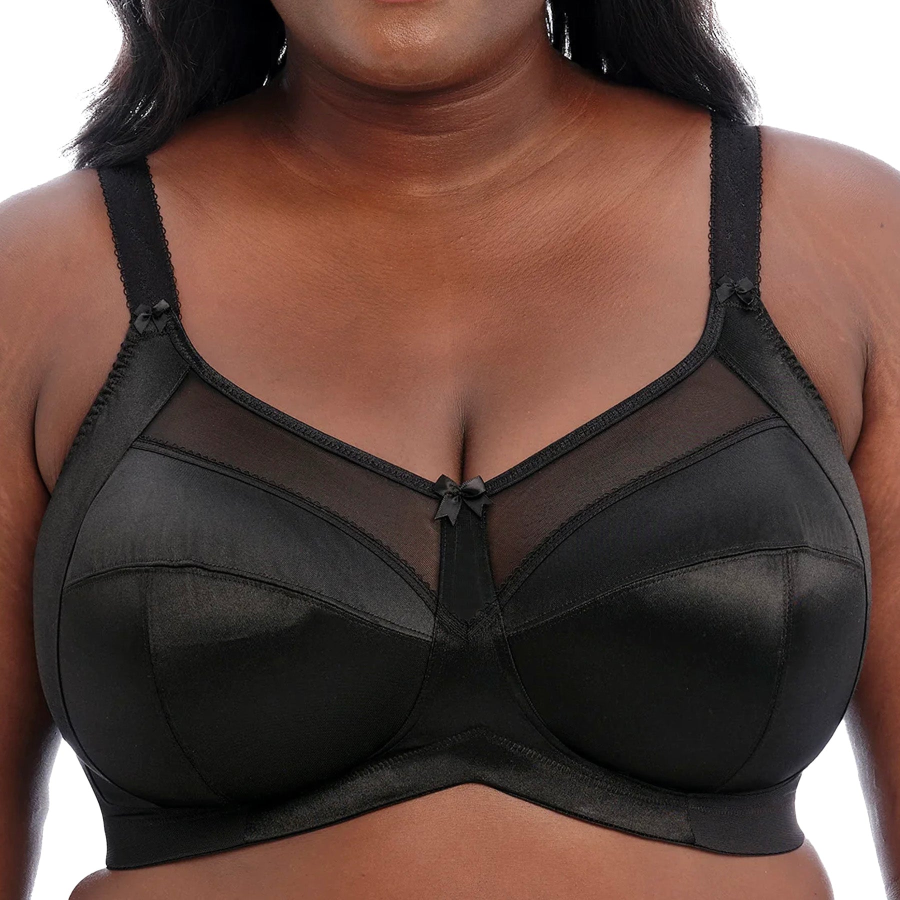 Goddess Keira Non-Wired Bra GD6093 Black Front