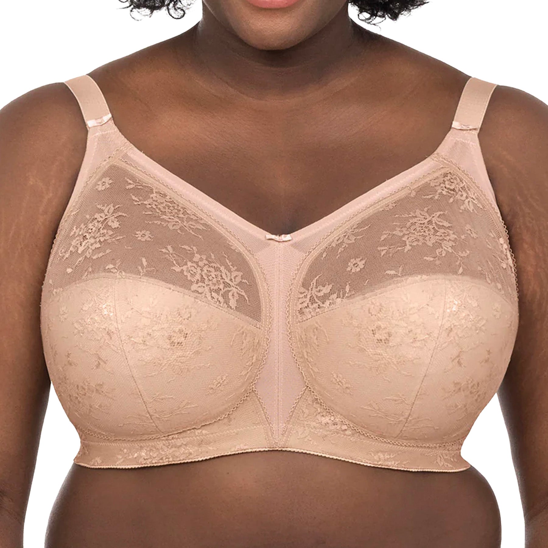 Goddess Verity Non Wired Bra GD700218 Fawn Front