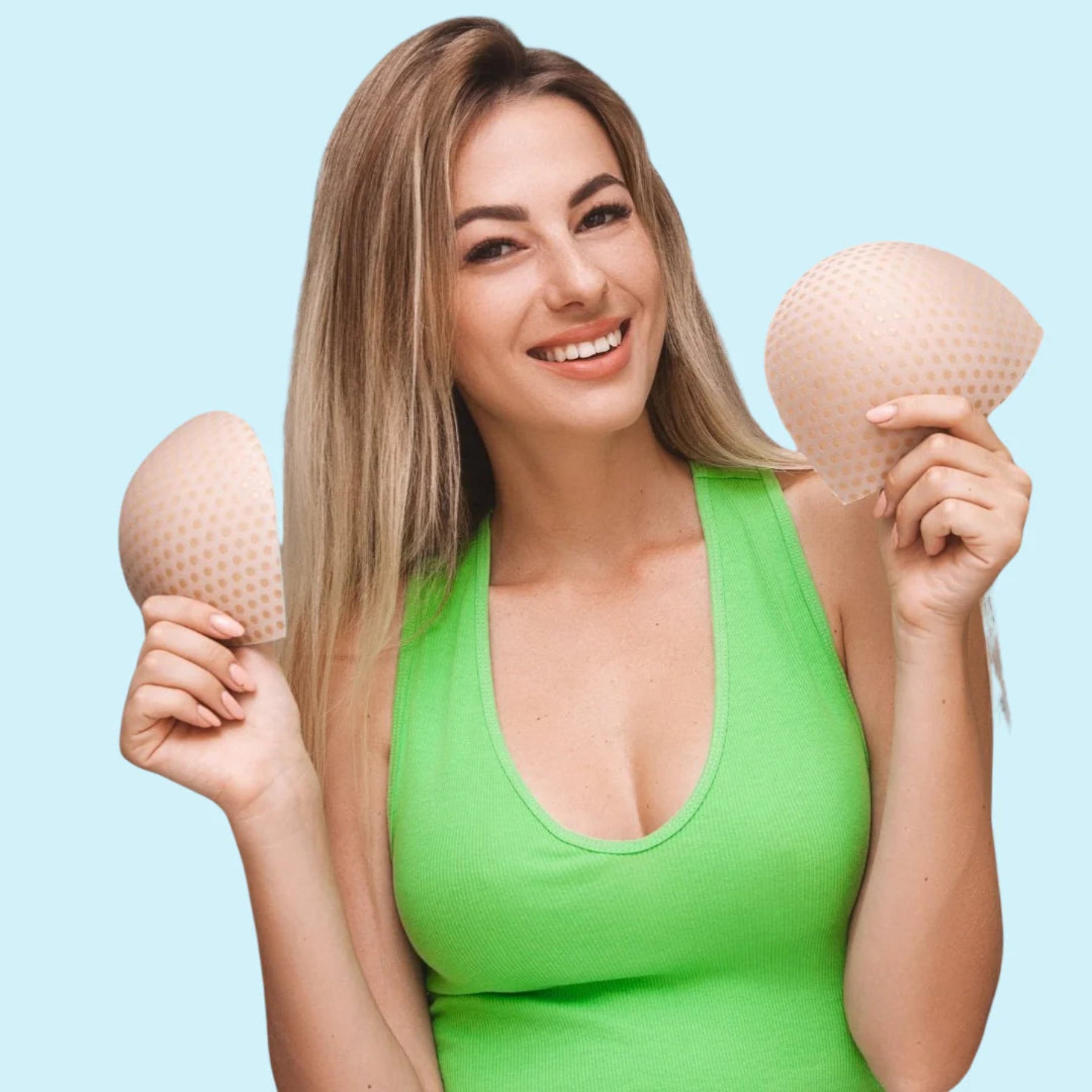 Honey Cloudz Half Moon Plus Bra Inserts HC350 - Latte
