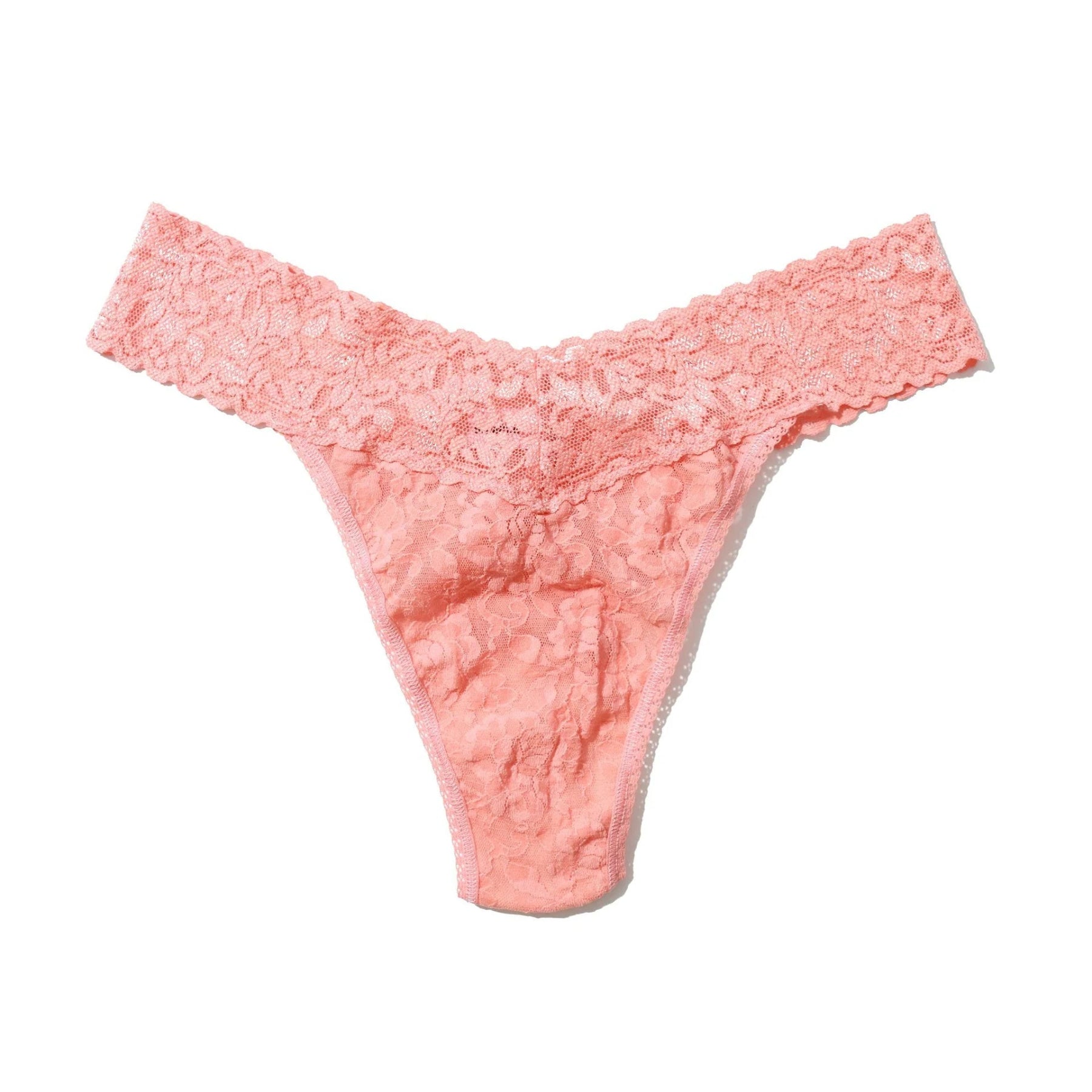 Hanky Panky Signature Lace Original Rise Thong 4811 - Snapdragon Peach