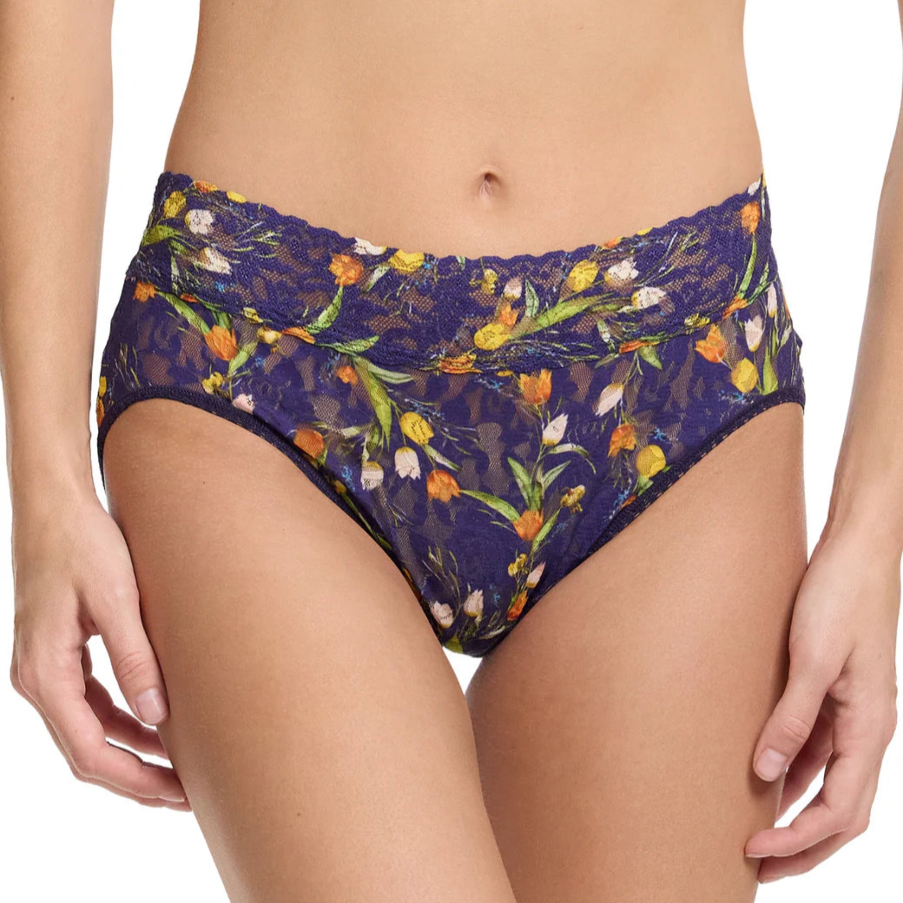 Hanky Panky Printed Signature Lace French Brief PR461 - Central Park (CEPN)