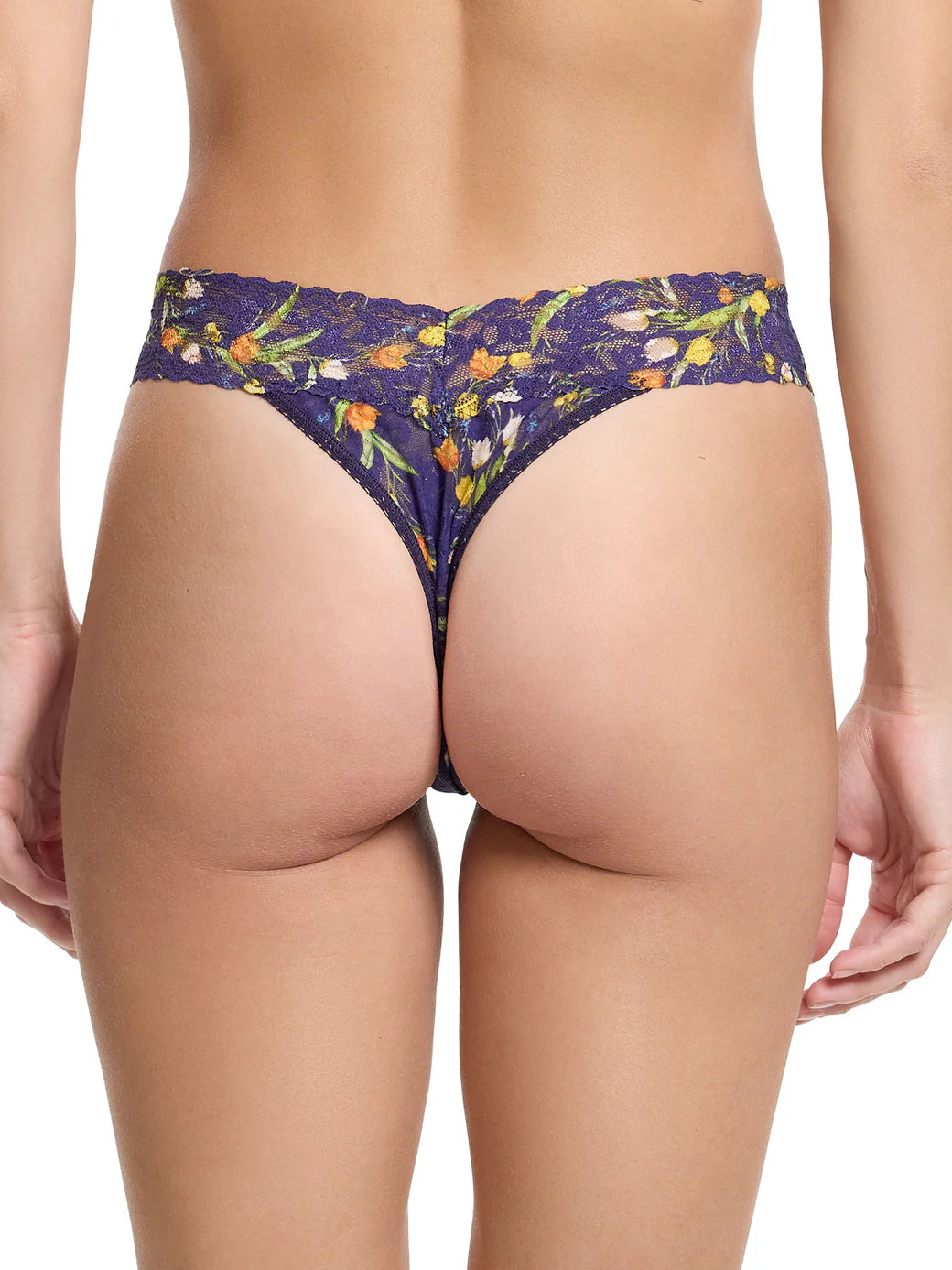Hanky Panky Printed Signature Lace Original Rise Thong PR4811 - Central Park (CEPN)