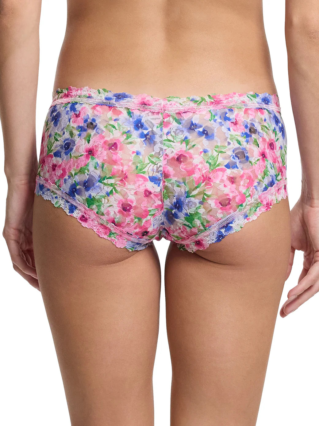 Hanky Panky Printed Signature Lace Boyshort PR4812 - Paint and Pour (PAPW)