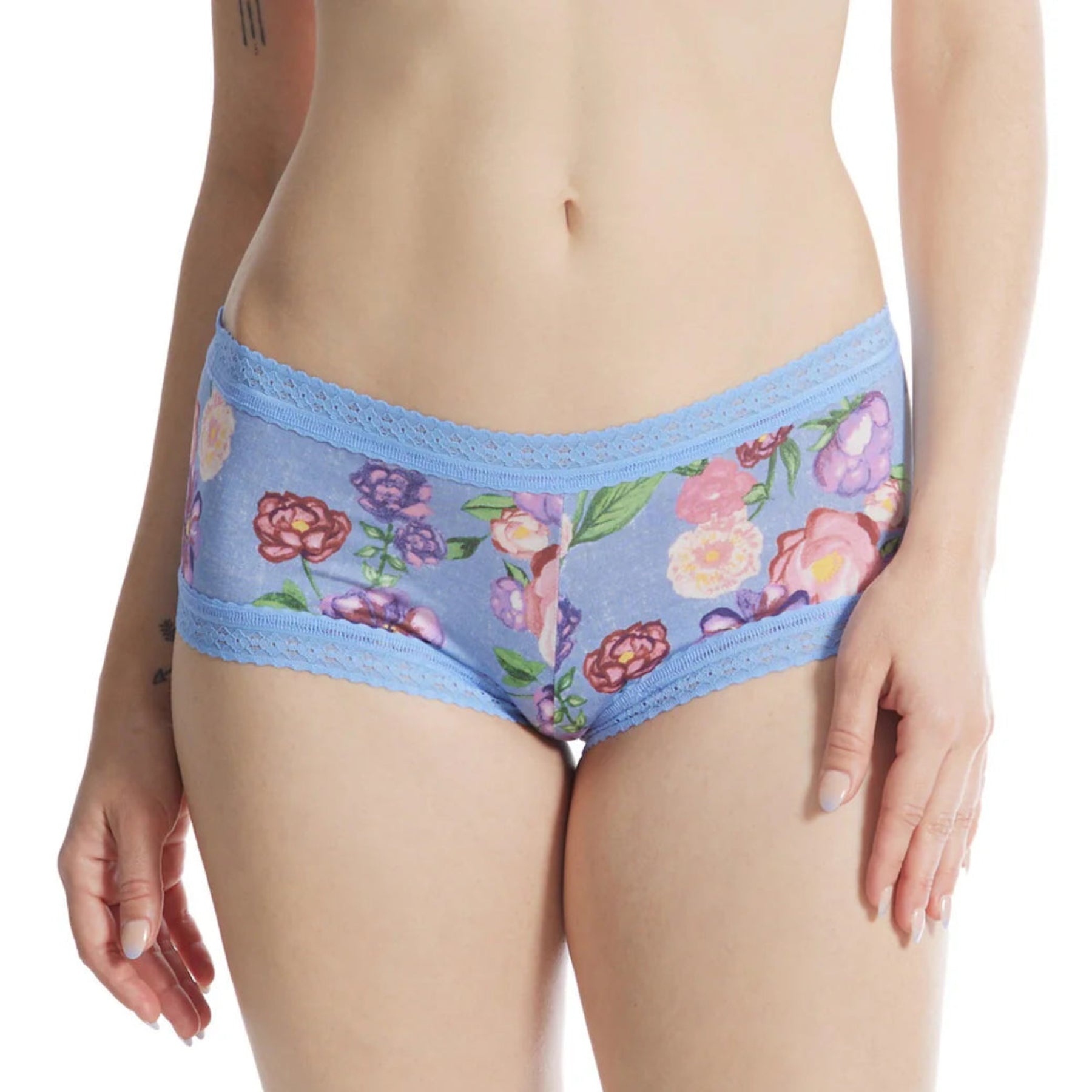 Hanky Panky Printed DreamEase Boyshort PR681274 - Chatsworth House Gardens
