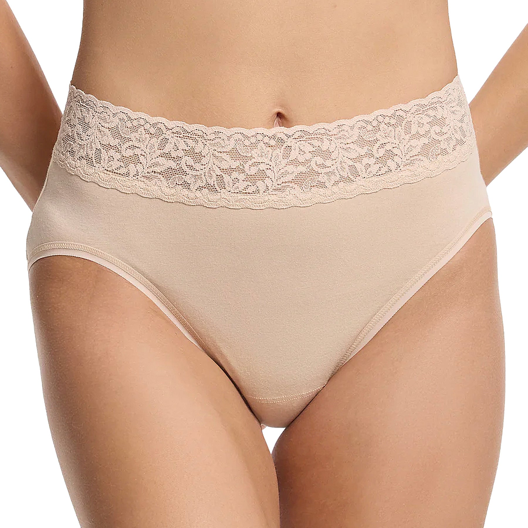 Hanky Panky Cotton French Brief 892461  Chai Front
