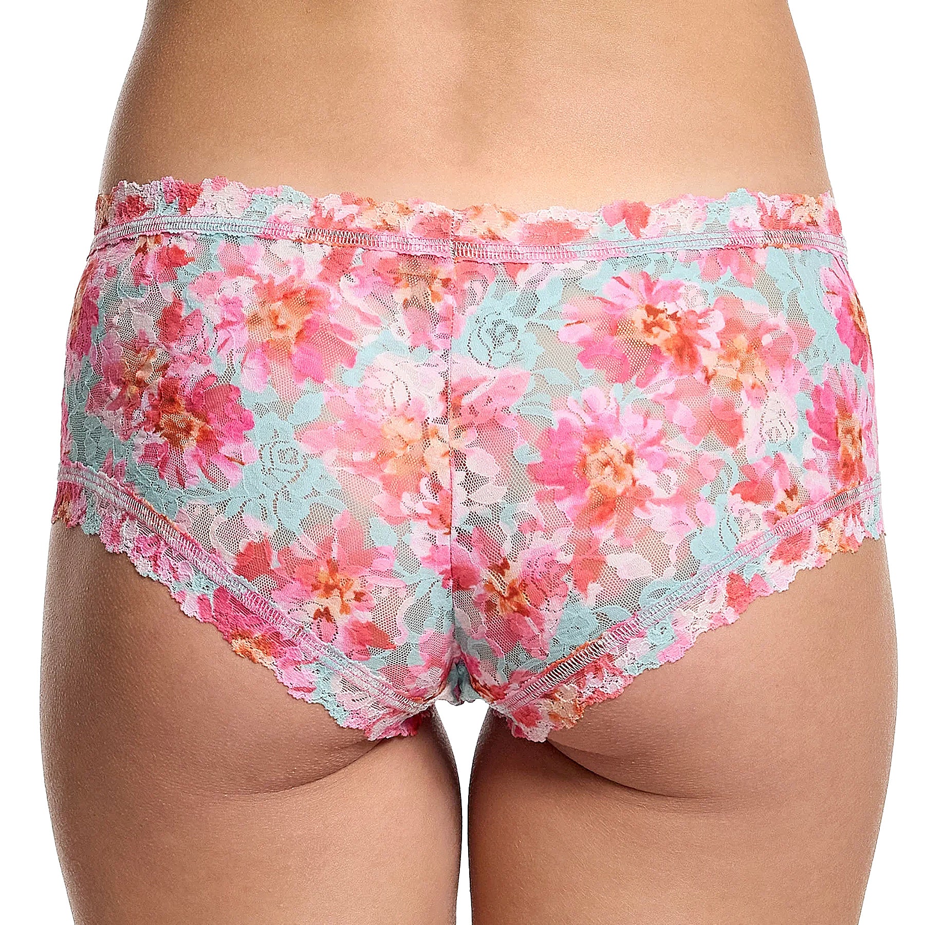 Hanky Panky Printed Signature Lace Boyshort PR4812 First Bloom Back