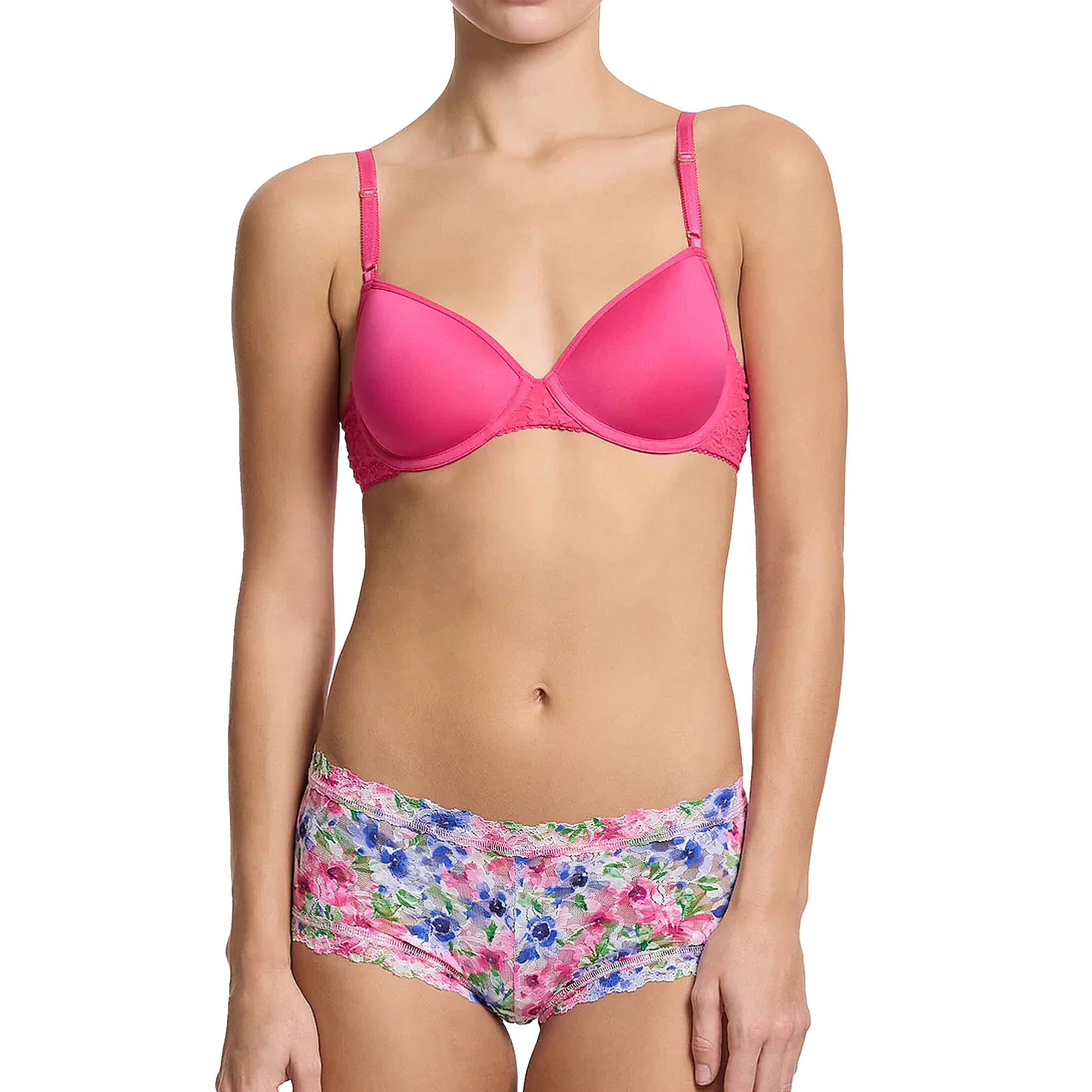 Hanky Panky Printed Signature Lace Boyshort PR4812 Paint and Pour Set