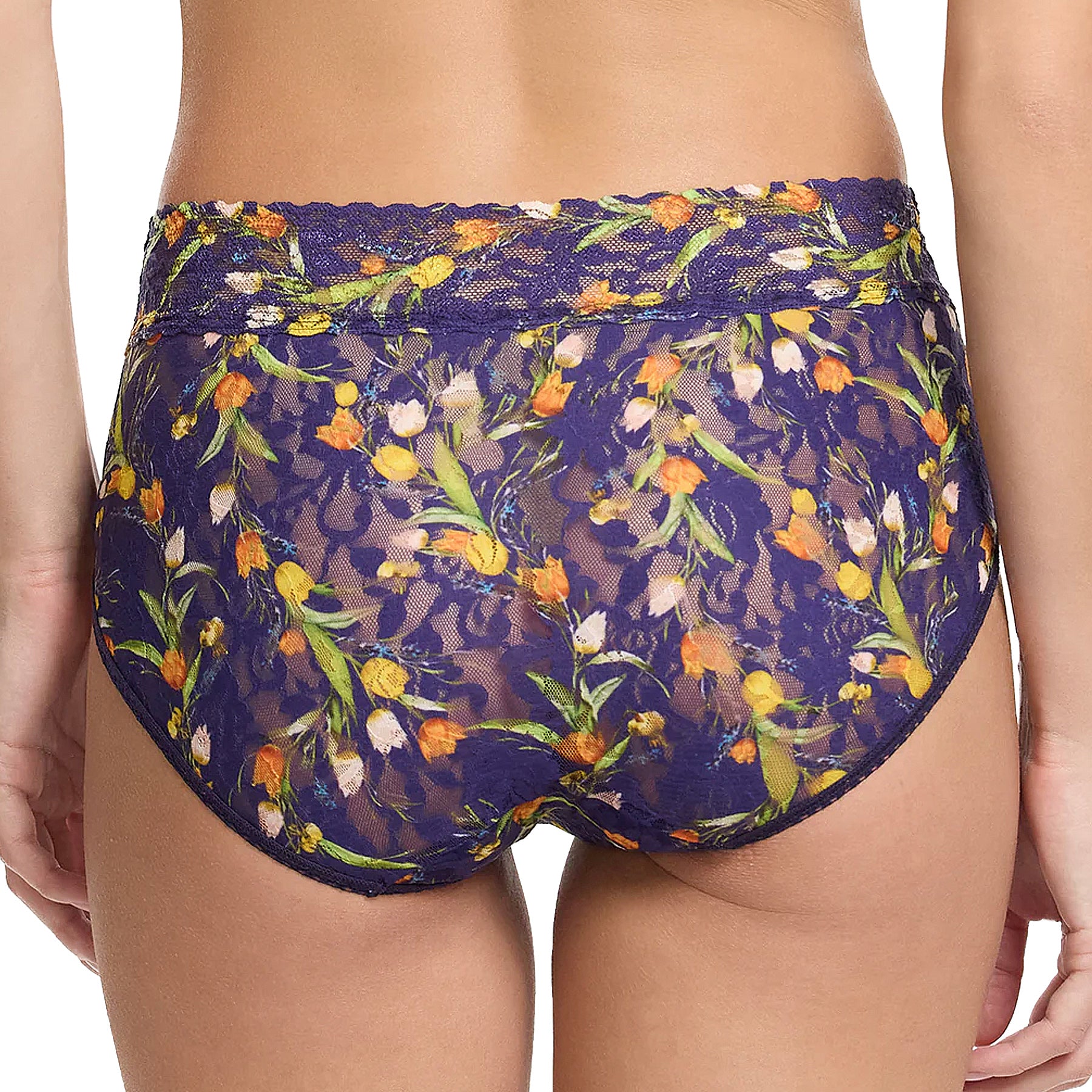 Hanky Panky Printed Signature Lace French Brief PR461 Central Park Back