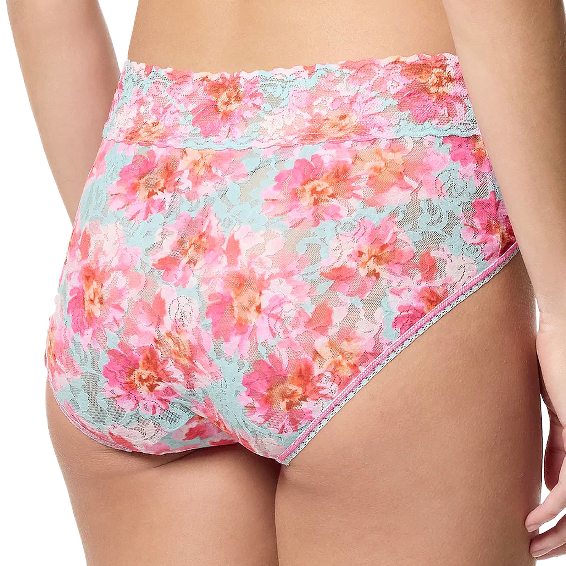 Hanky Panky Printed Signature Lace French Brief PR461 First Bloom Back