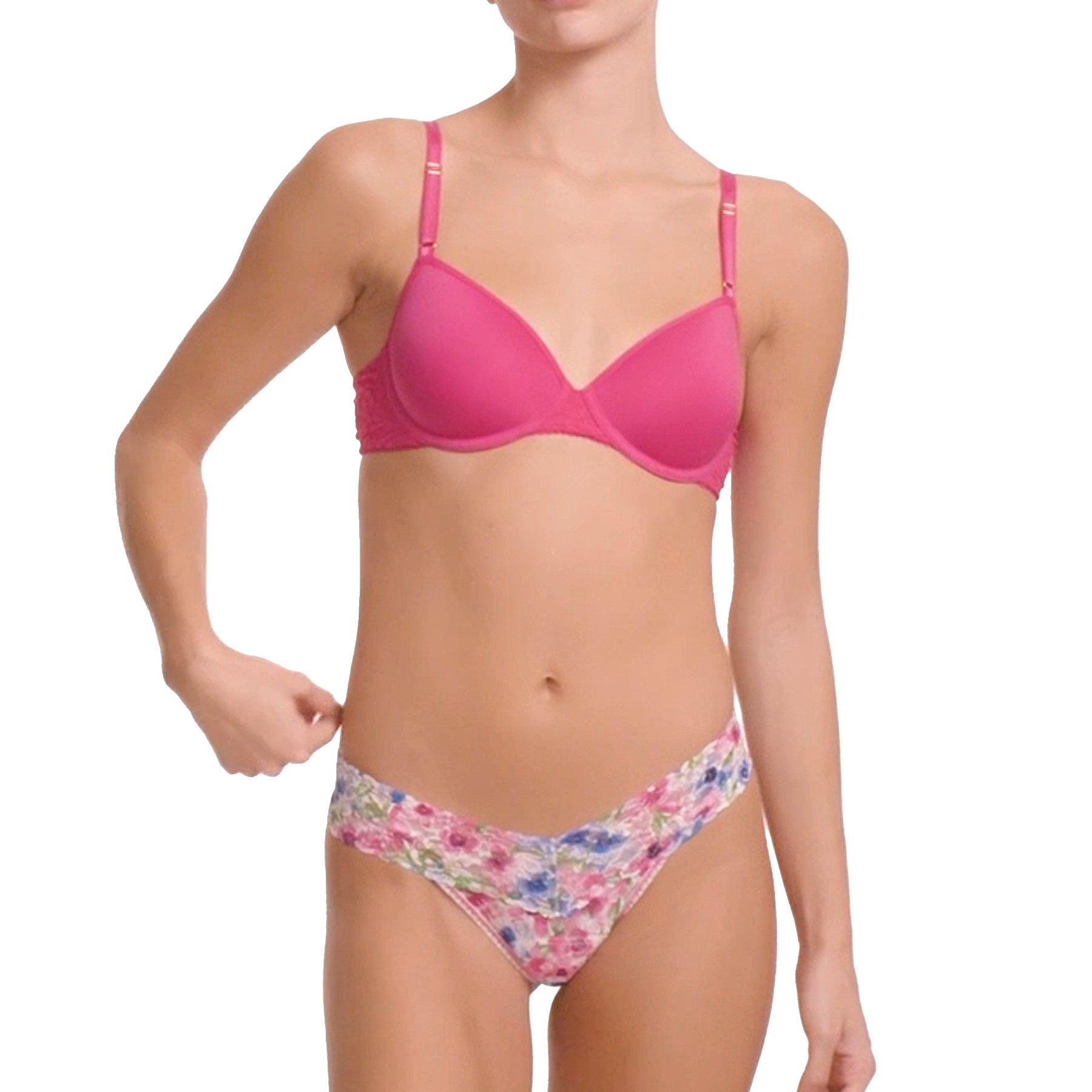 Hanky Panky Printed Signature Lace Original Rise Thong PR4811 Paint And Pour Set