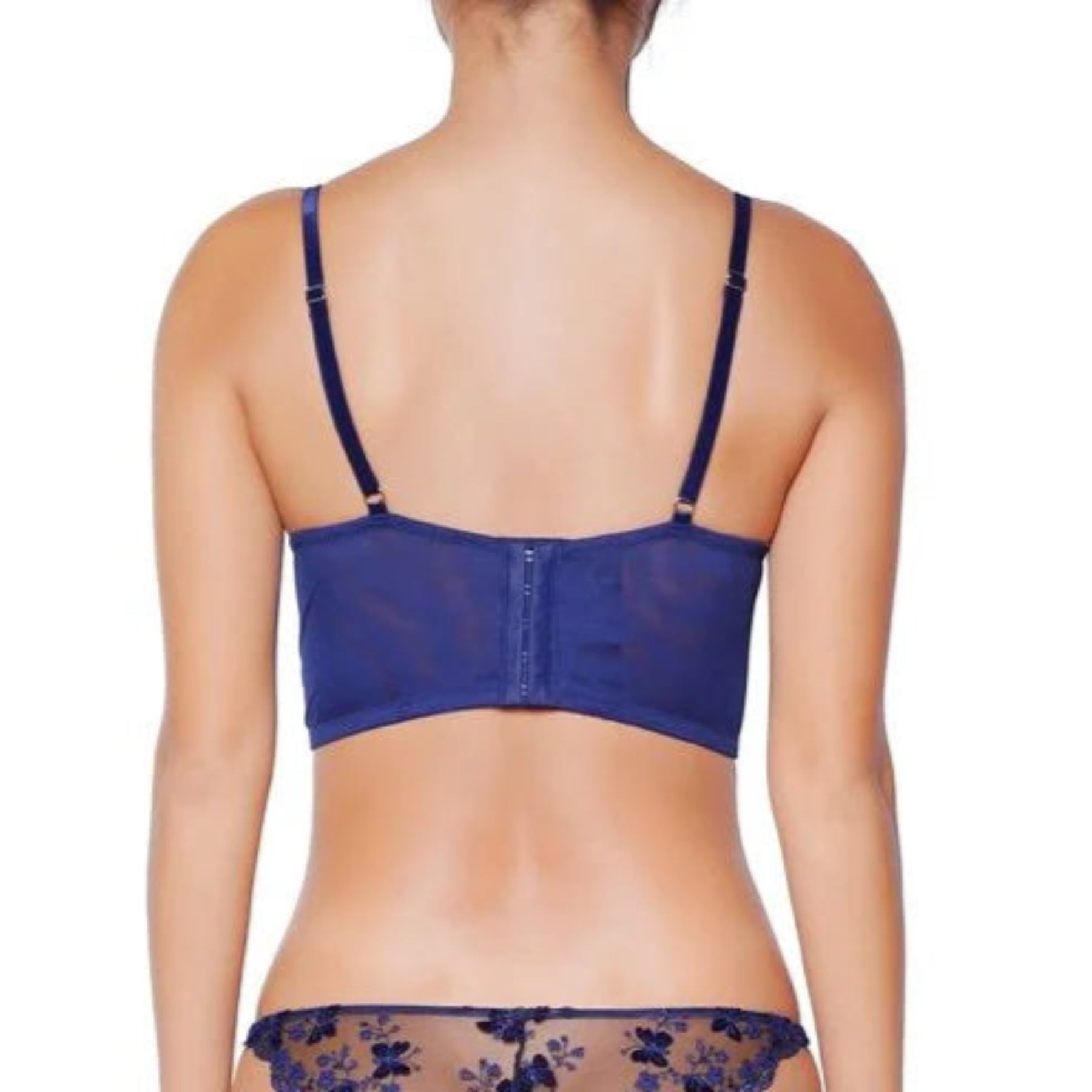 Huit Papillon Bustier PAPE8 - Marine