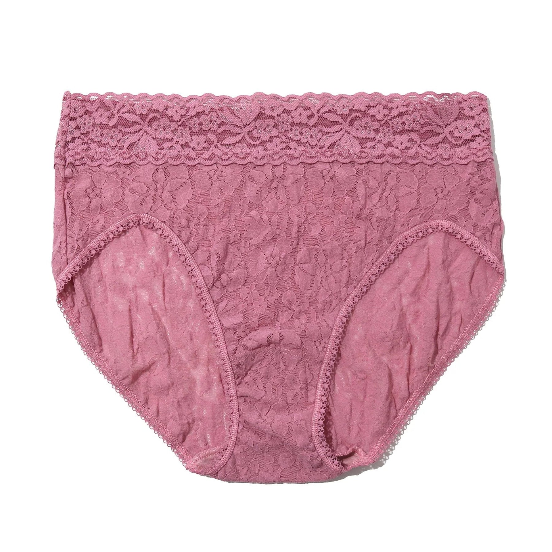 Hanky Panky Flora Lace French Brief 5B2462 - Mauve Orchid Pink