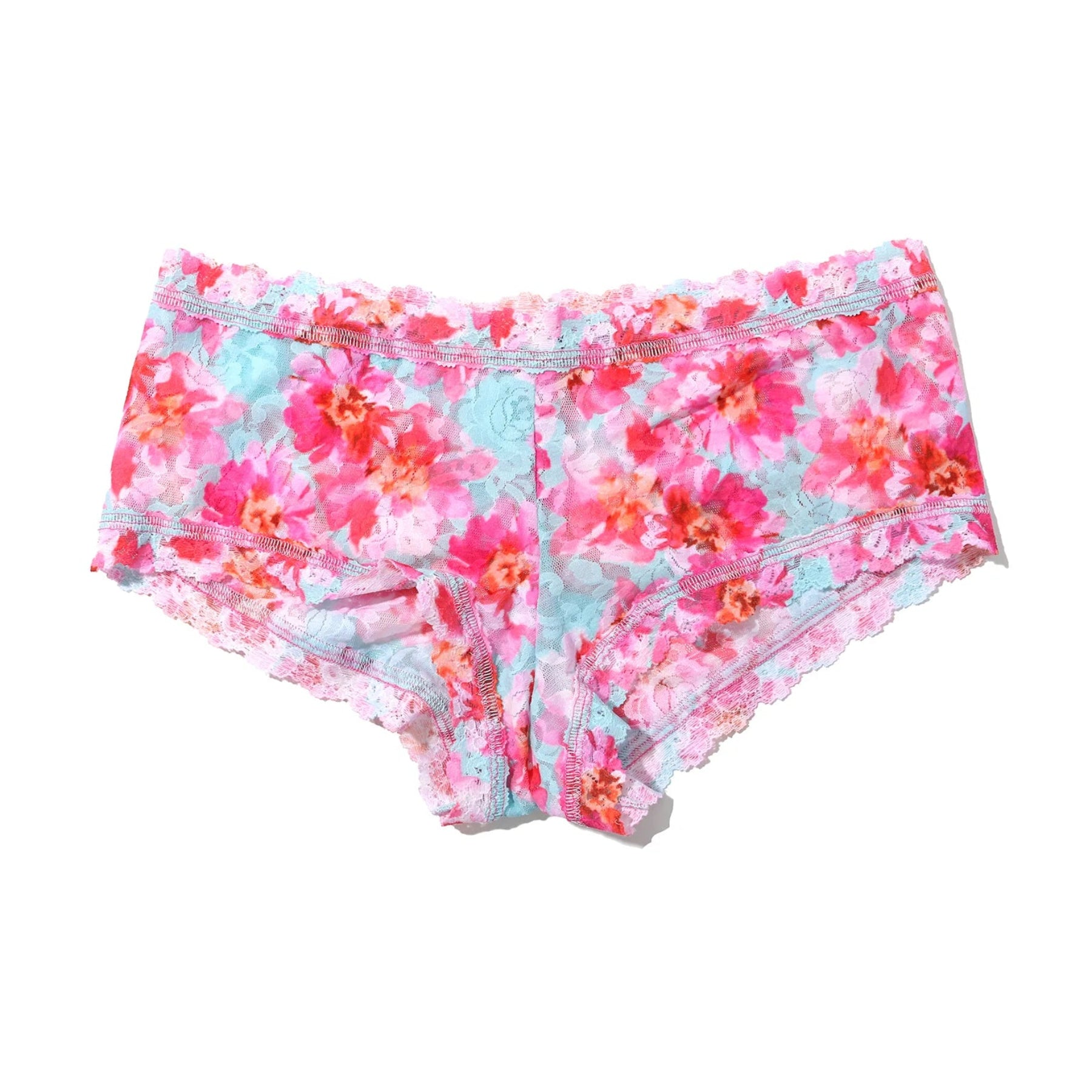 Hanky Panky Printed Signature Lace Boyshort PR4812 - First Bloom (FIBB)