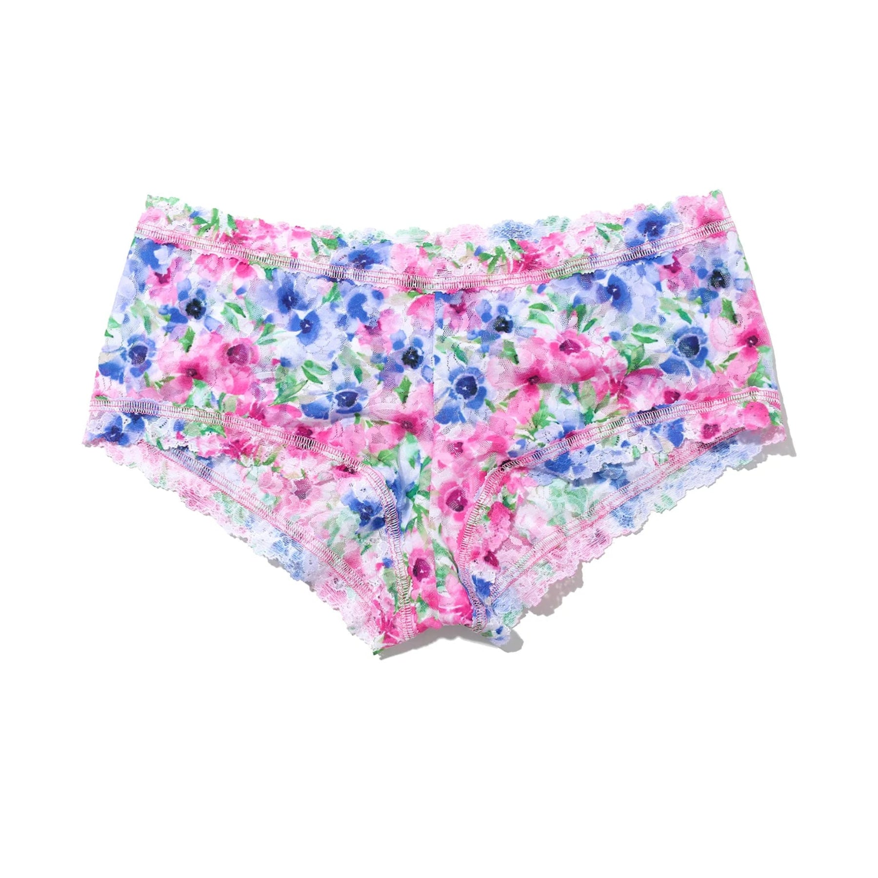 Hanky Panky Printed Signature Lace Boyshort PR4812 - Paint and Pour (PAPW)