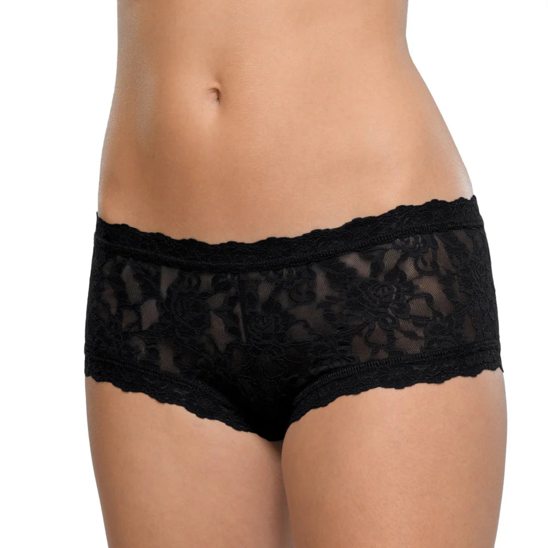 Hanky Panky Signature Lace Boyshort 4812 - Black