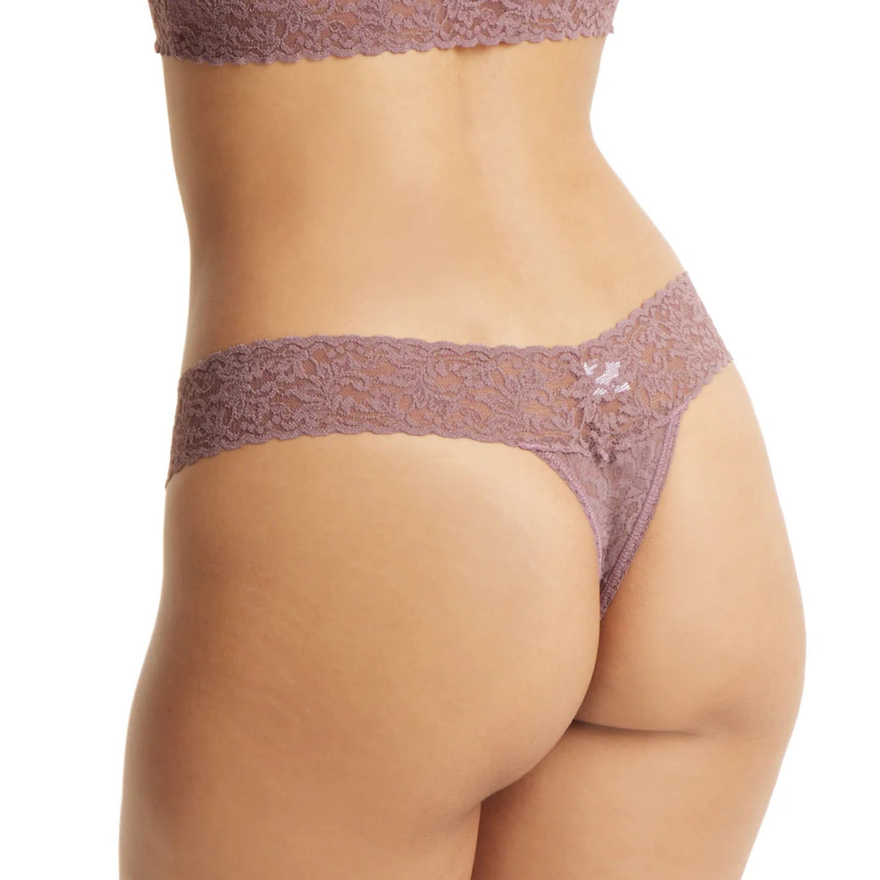 Hanky Panky Signature Lace Original Rise Thong 4811P - Artichoke Heart