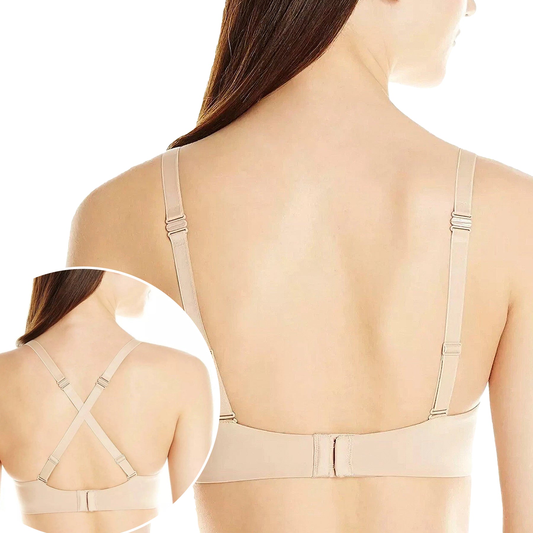 Simone Perele Inspiration 3-Way Multi Position Molded Bra 12W317 Nude Back