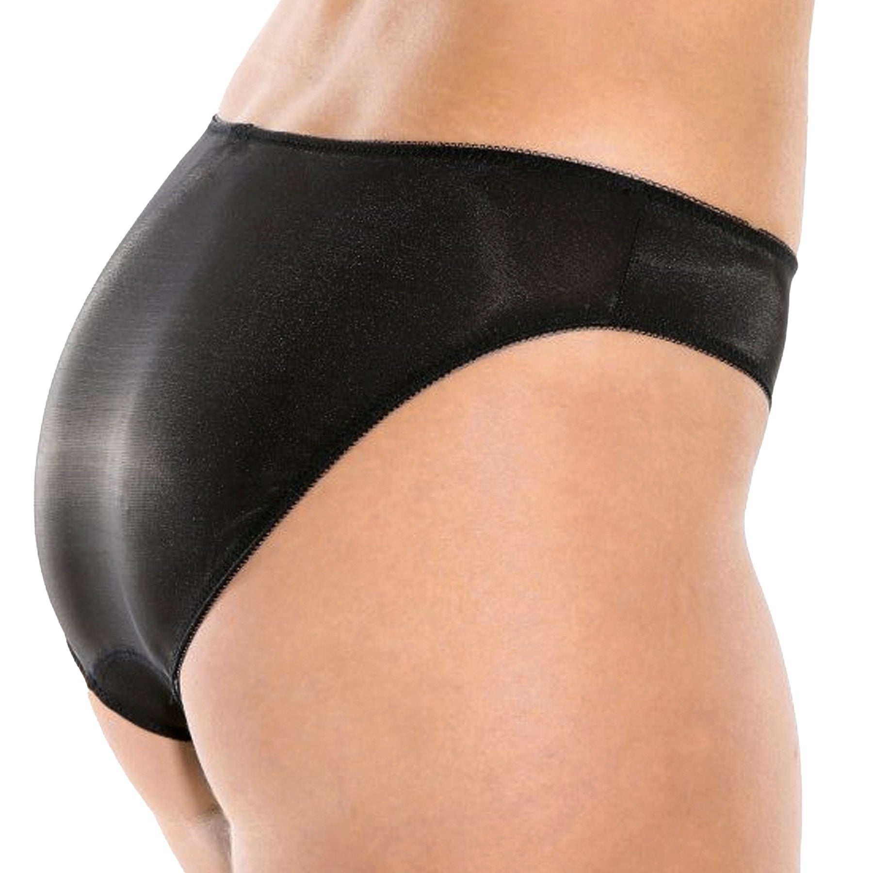 Fit Fully Yours Joyce See-Thru Lace Bikini Bottom U2532 Black Back