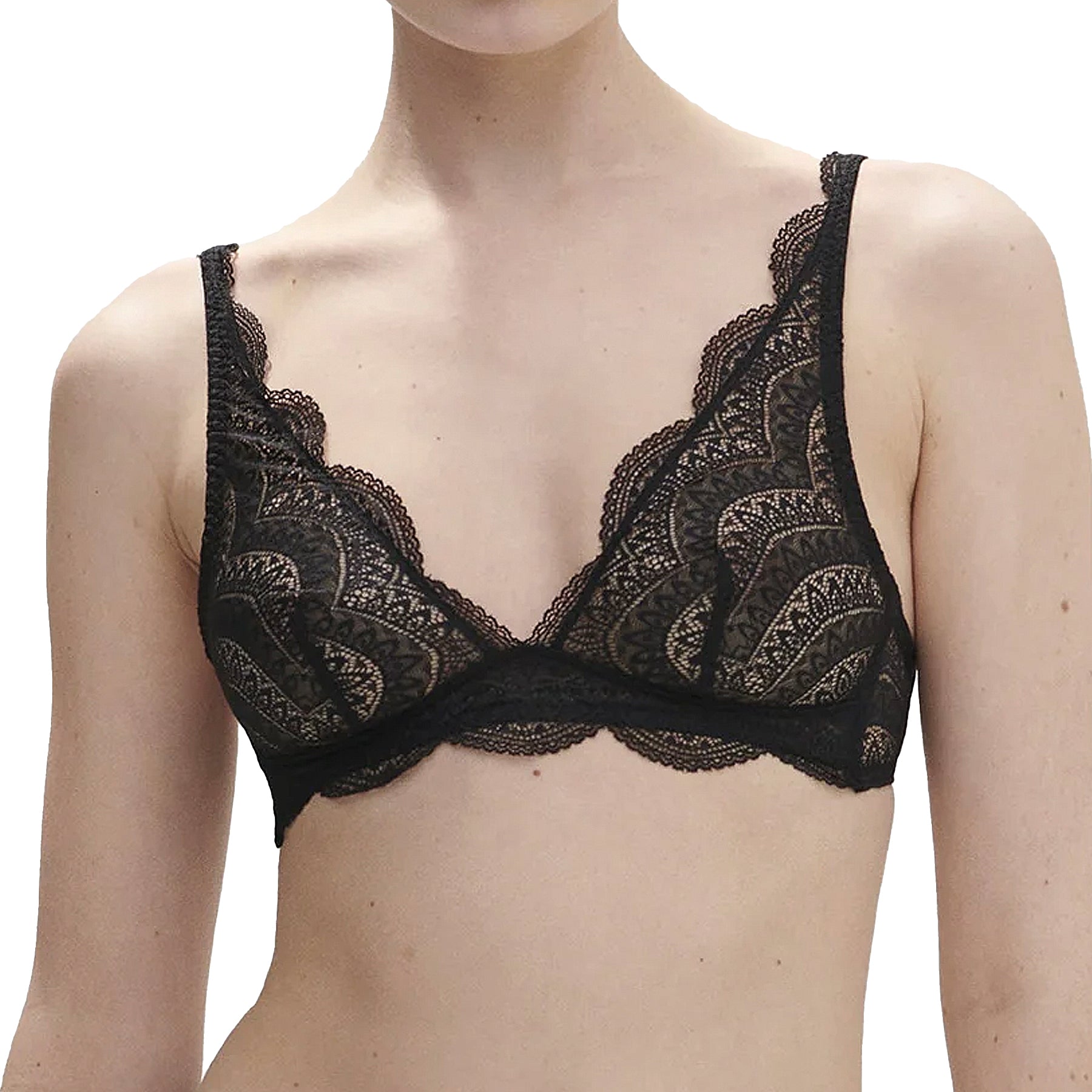 Simone Perele Karma Bralette 12V250 Black Front
