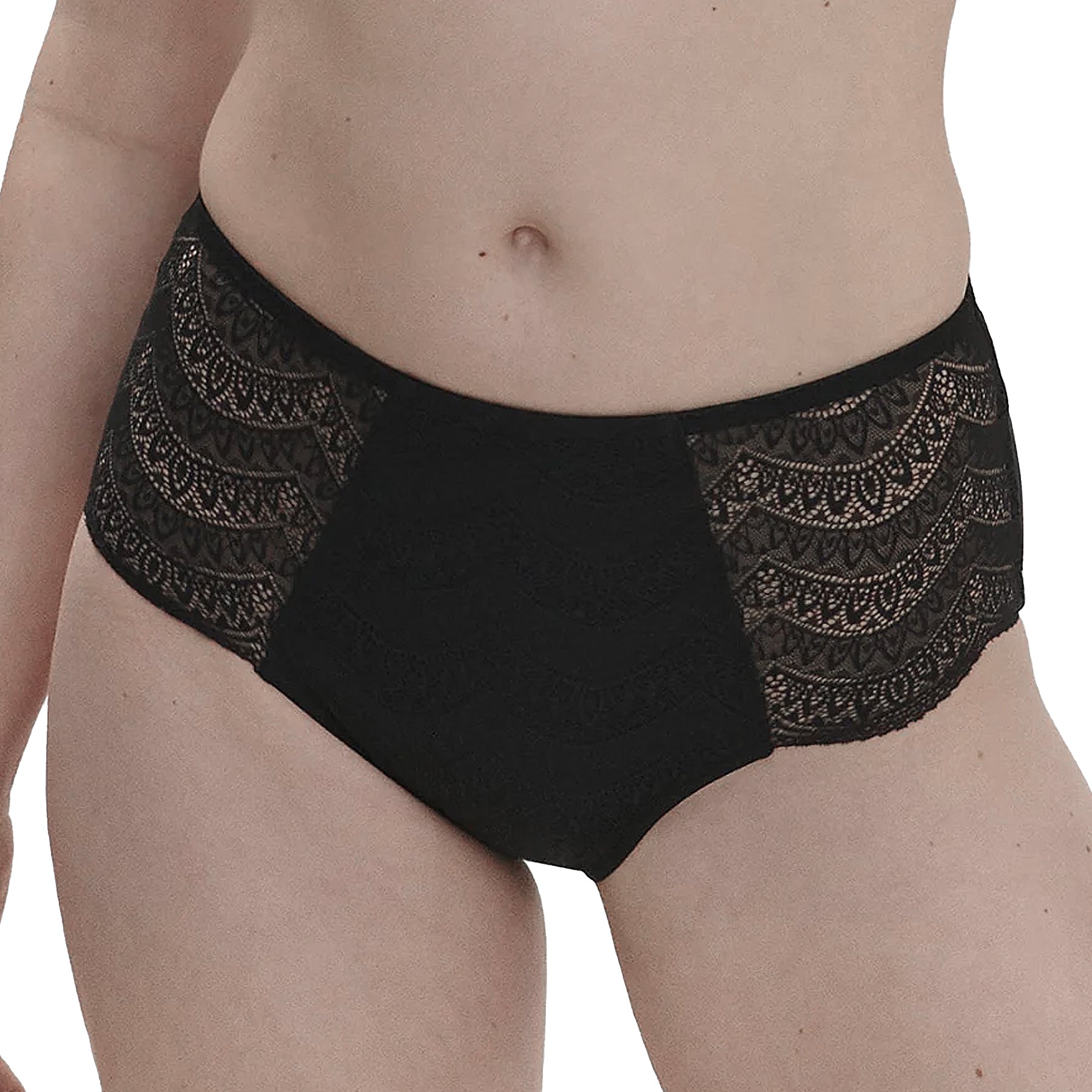 Simone Perele Karma Retro Brief 12V770 Black Front