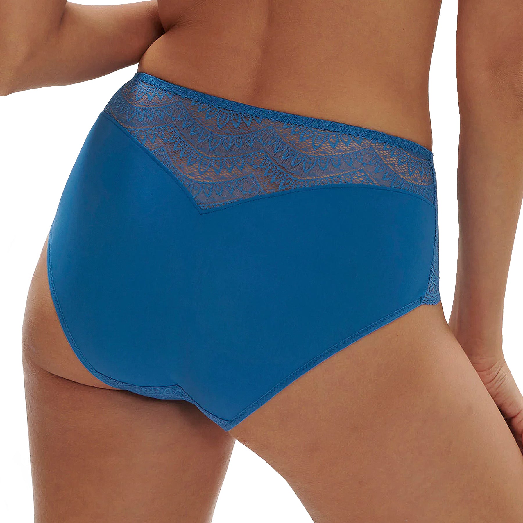 Simone Perele Karma Retro Brief 12V770 Myosotis Blue Back