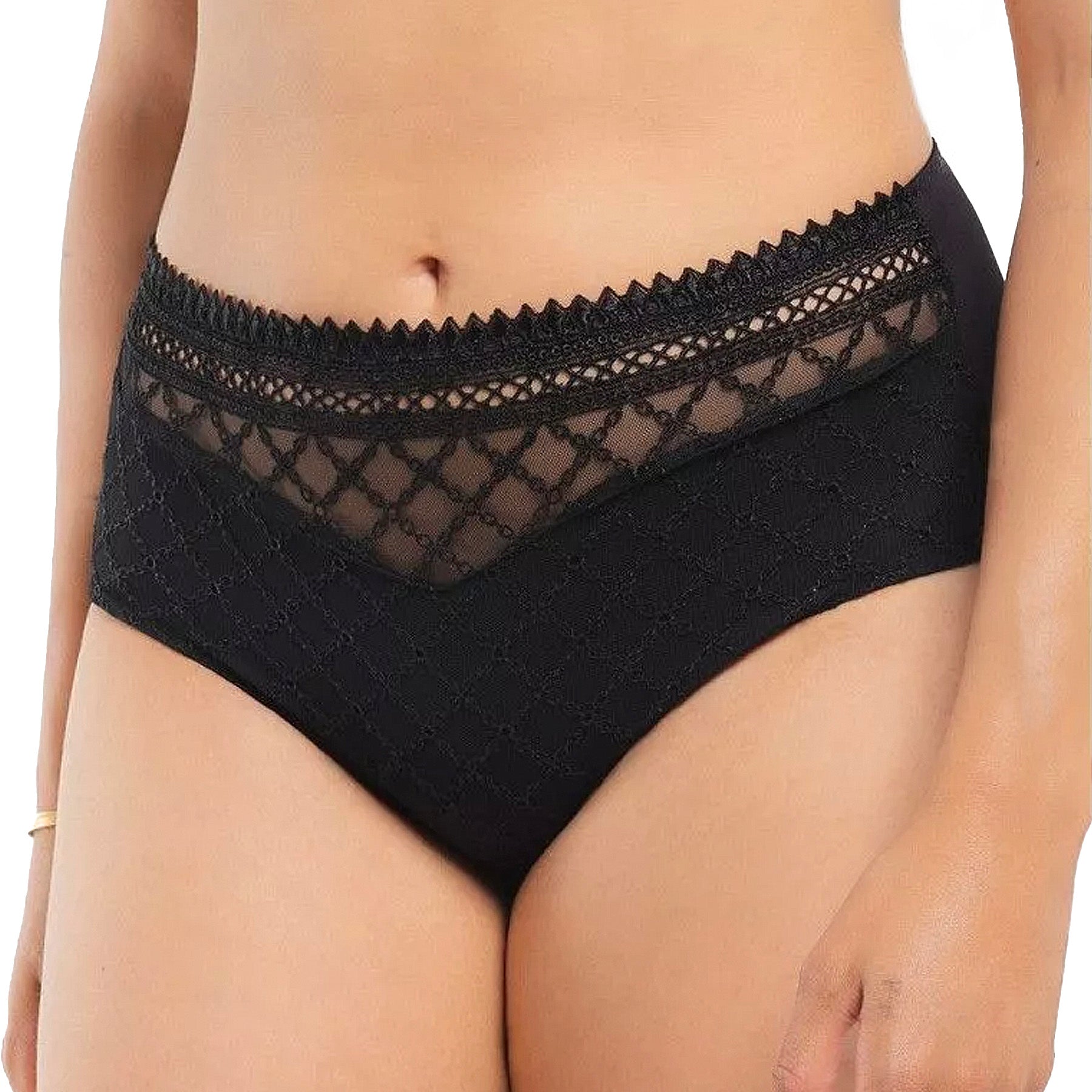 Louisa Bracq Paco Full Brief 48550 Black Front