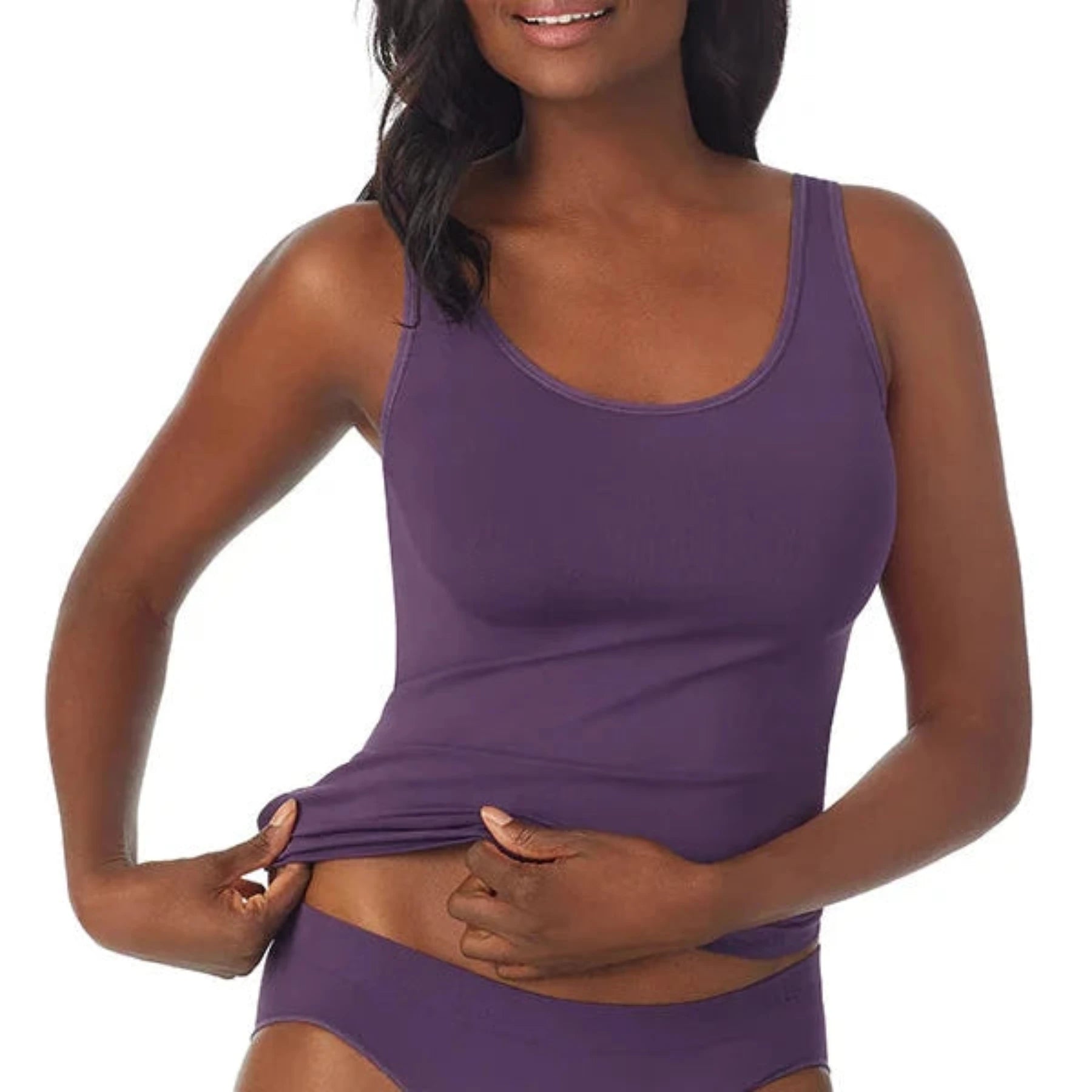 Seamless Comfort Tank 4217 - Dark Plum