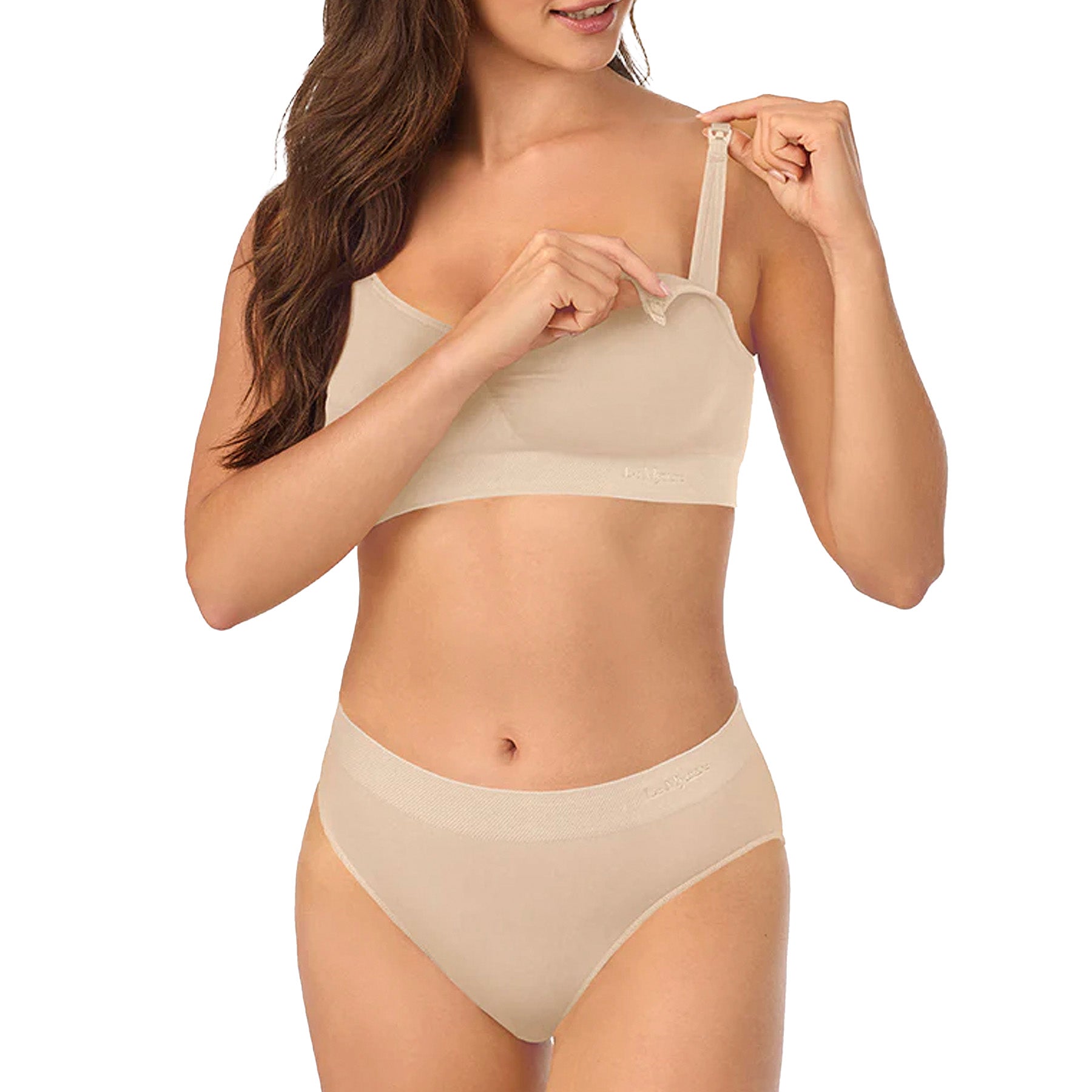 Le Mystere Seamless Comfort Nursing Bra 3017 Soft Shell Set
