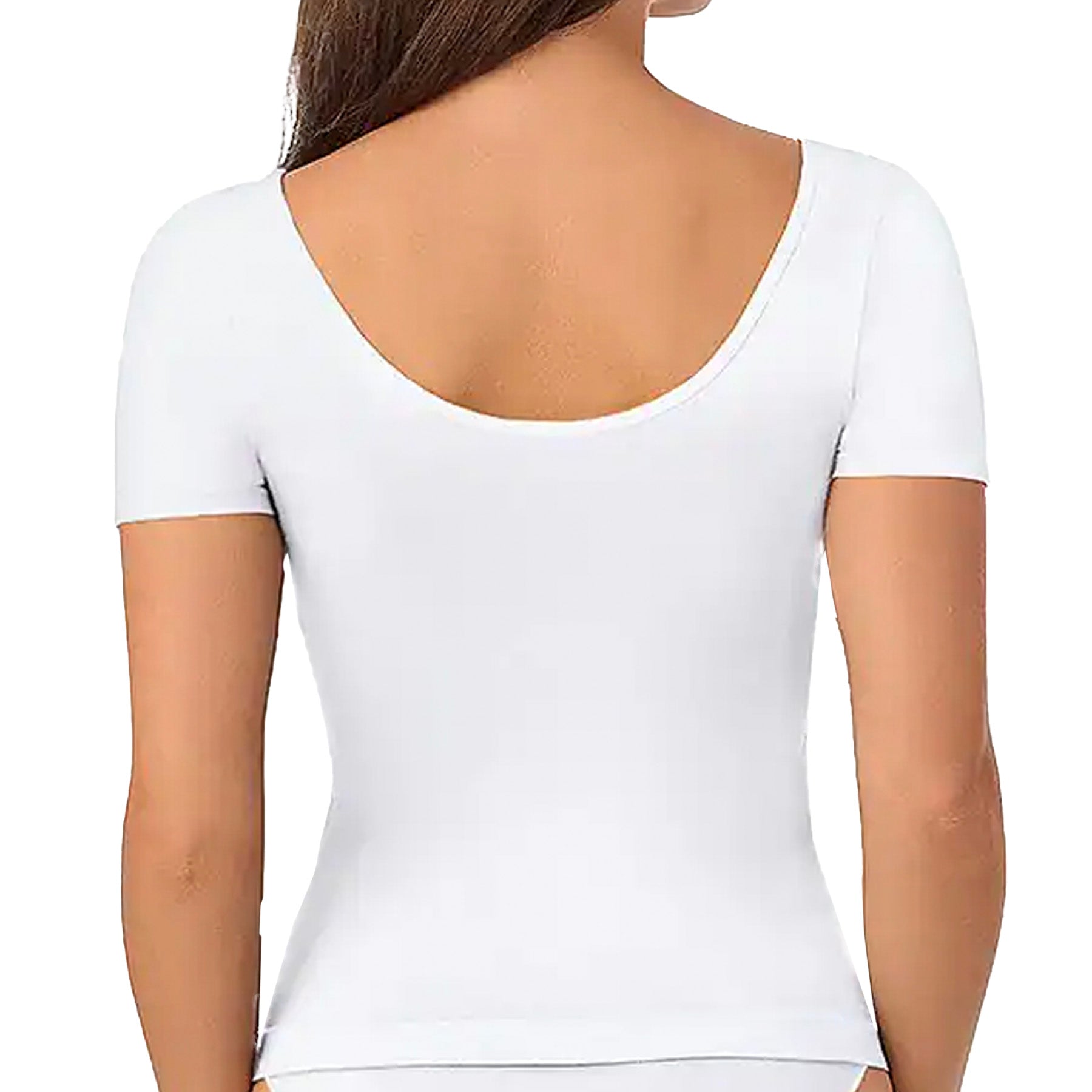 Le Mystere Seamless Comfort The Perfect Tee 7017 White Back