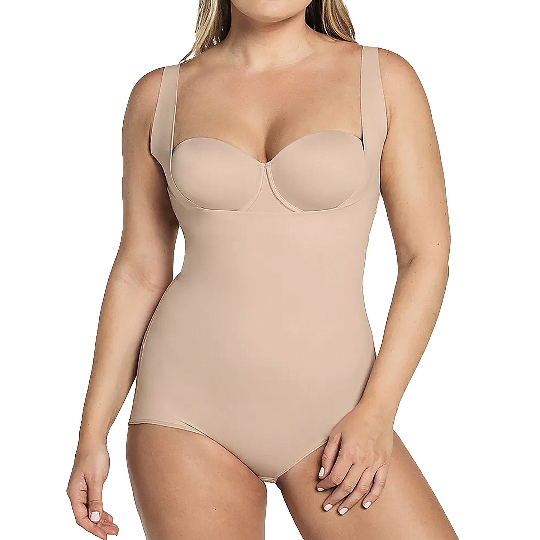 Leonisa Undetectable Step-In Classic Body Shaper 018524 Nude Set