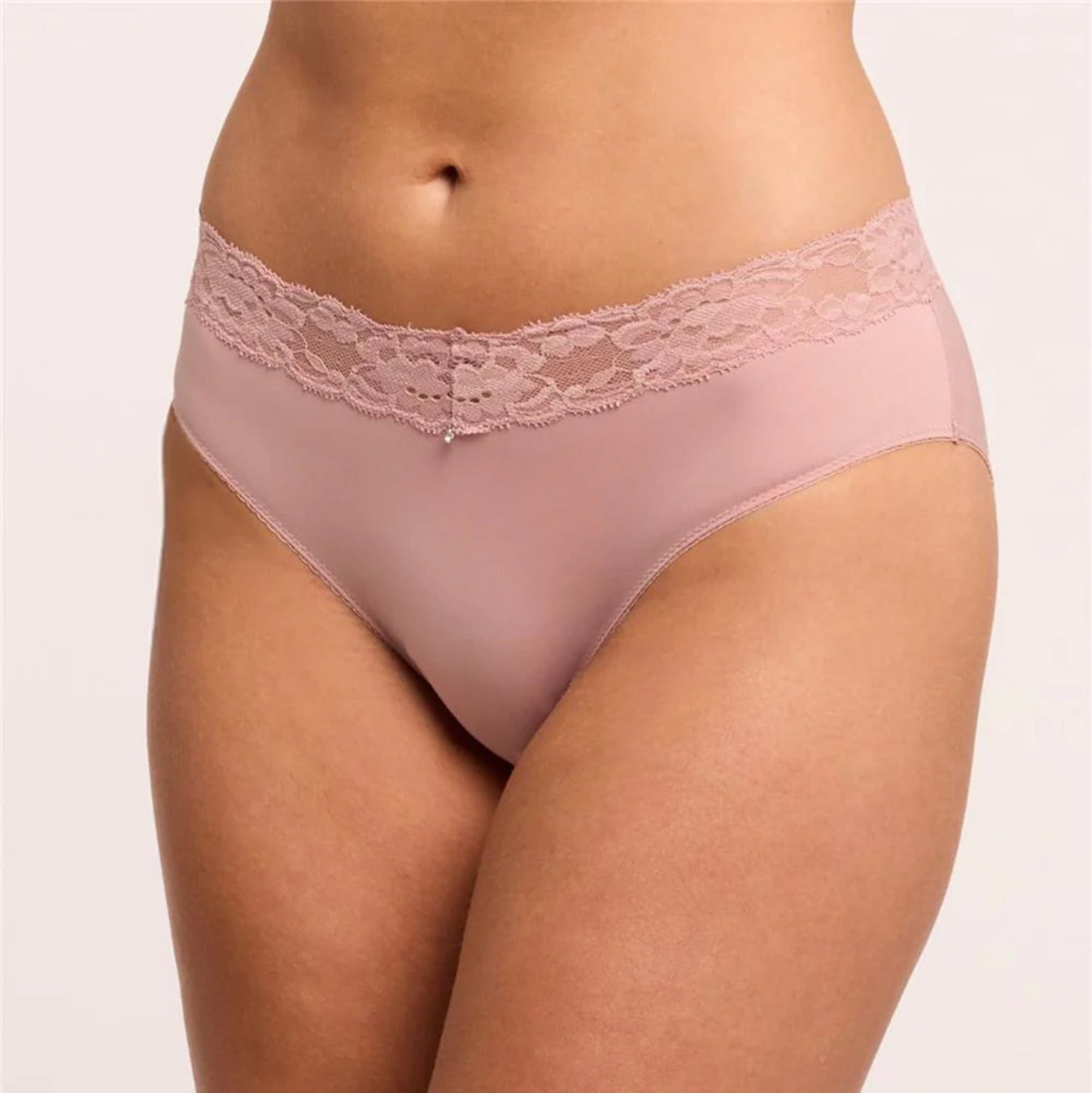 Montelle Essentials High-Cut Brief Panty 9004 - Ballet Pink