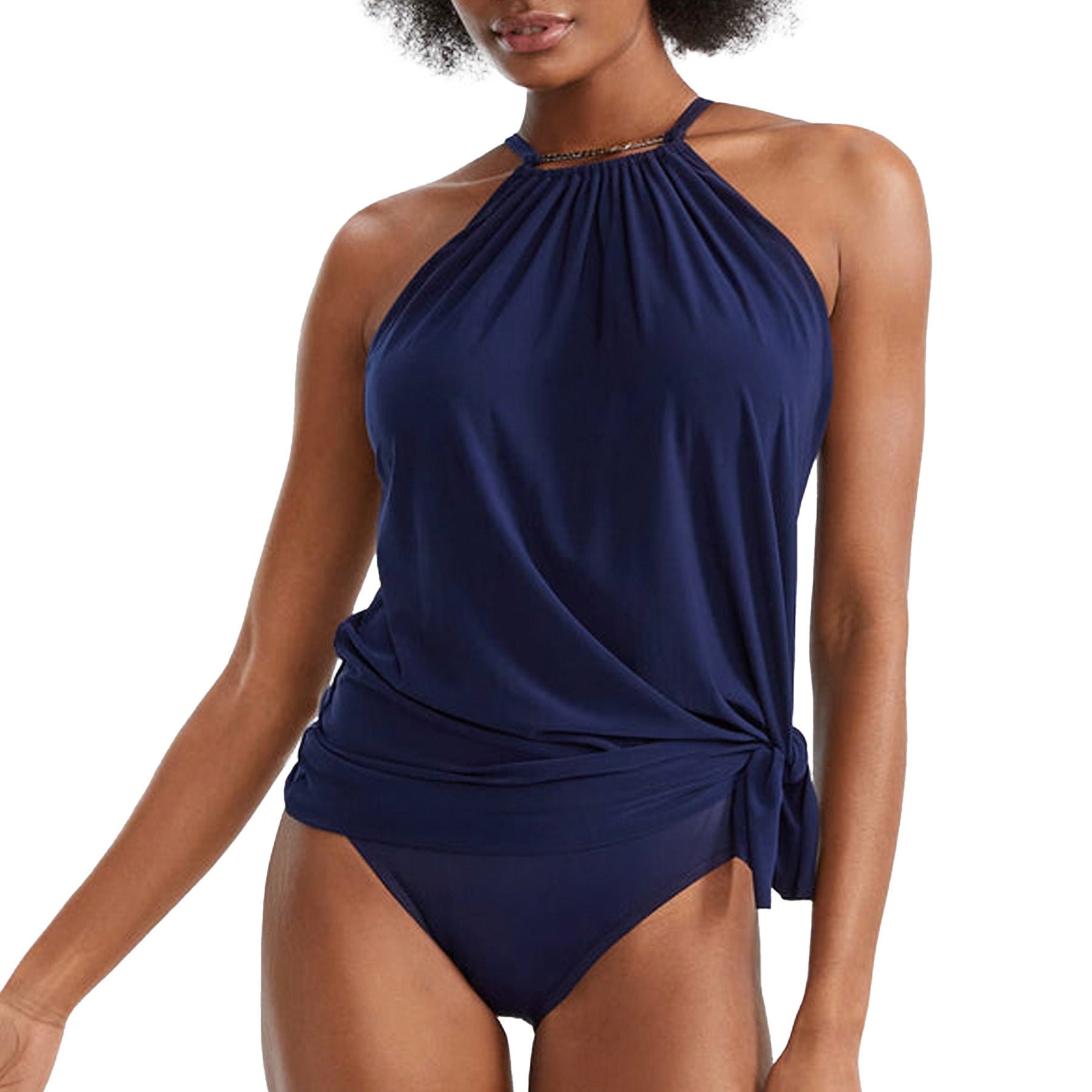Magicsuit Parker One-Piece Swim Dress 6006012 Navy Blue Set